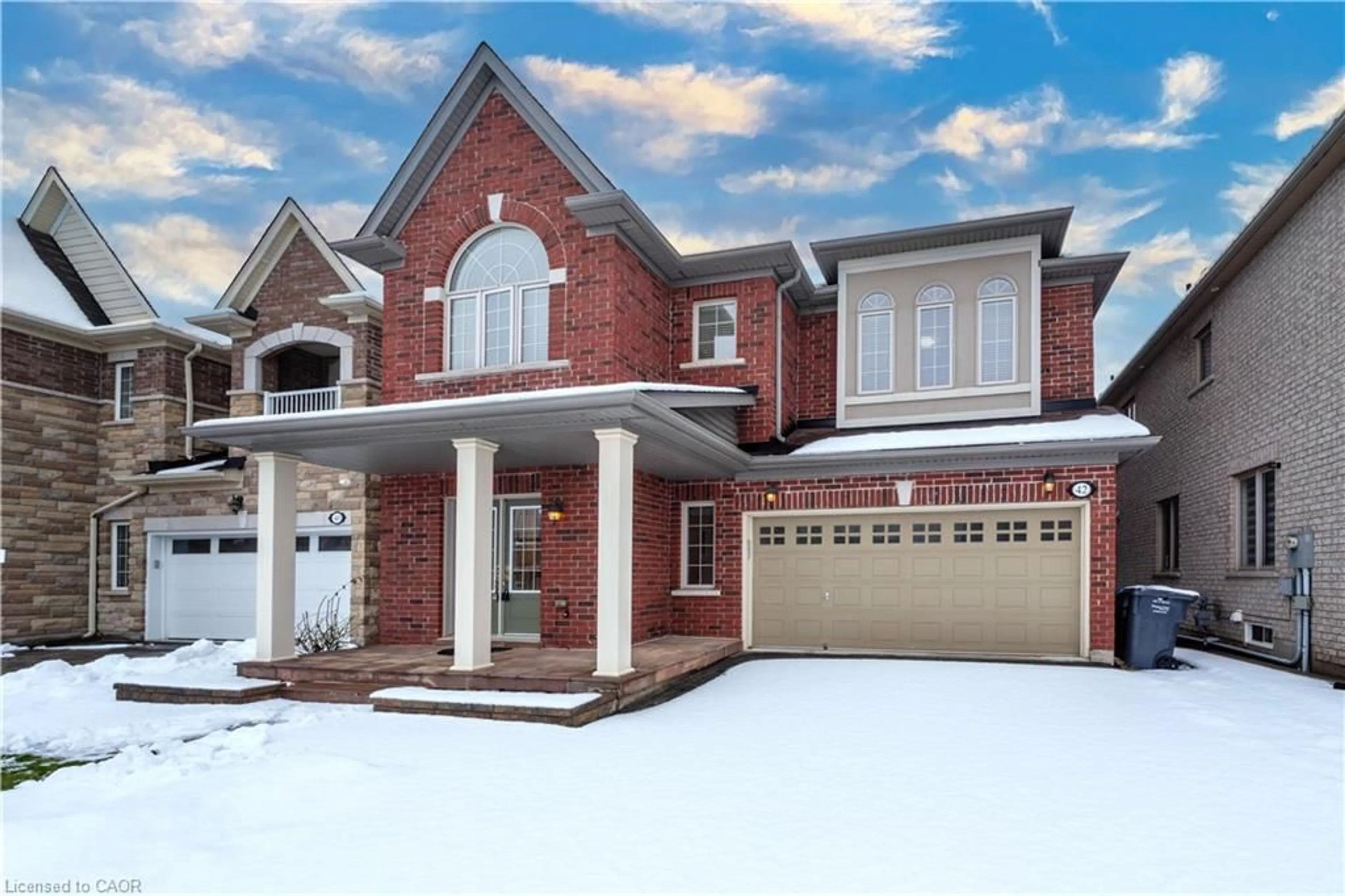 Home with brick exterior material, street for 42 Arrowpoint Dr, Brampton Ontario L6Y 0Y8