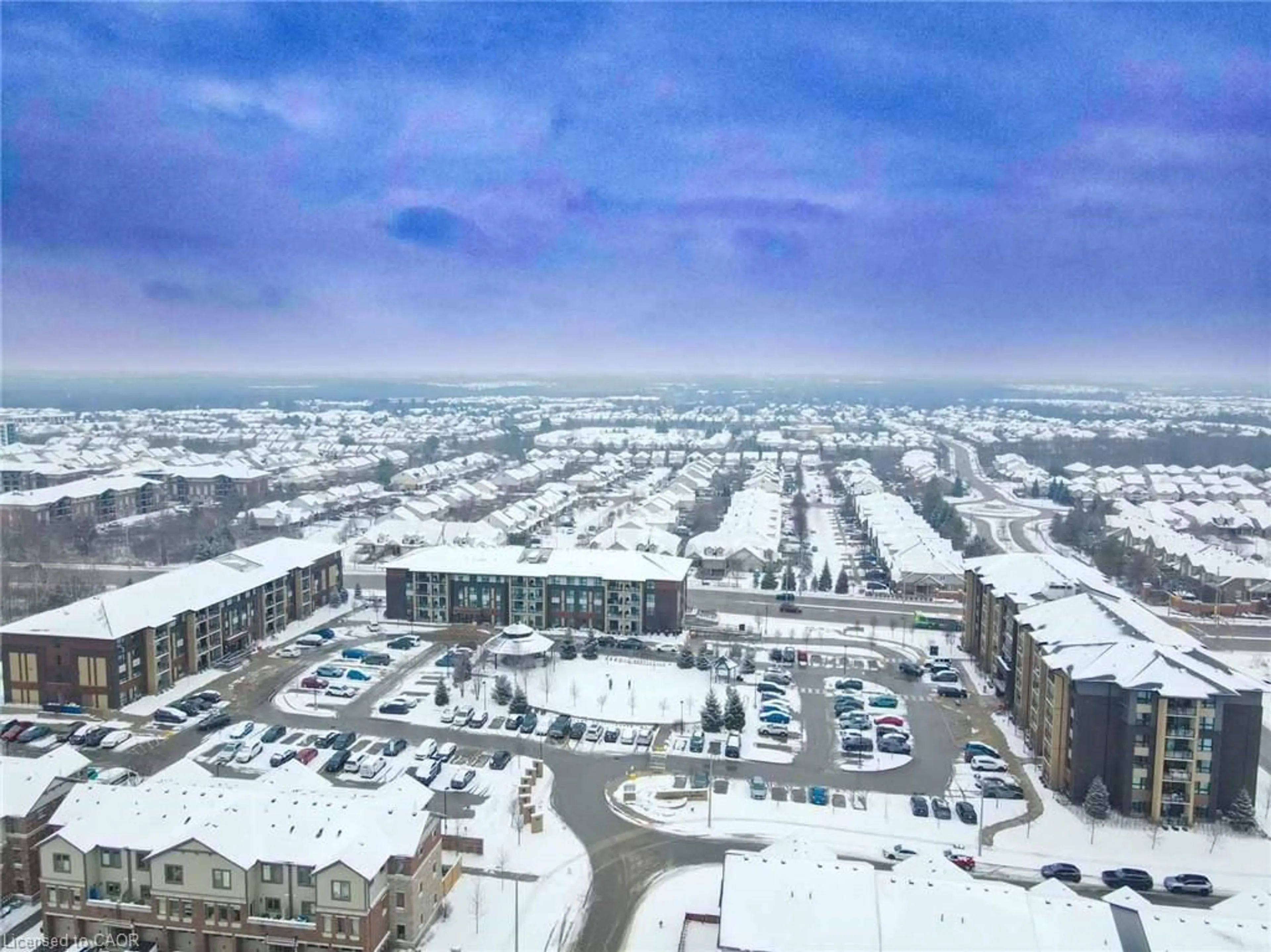 A pic from outside/outdoor area/front of a property/back of a property/a pic from drone, city buildings view from balcony for 7 Kay Cres #107, Guelph Ontario N1L 0L9