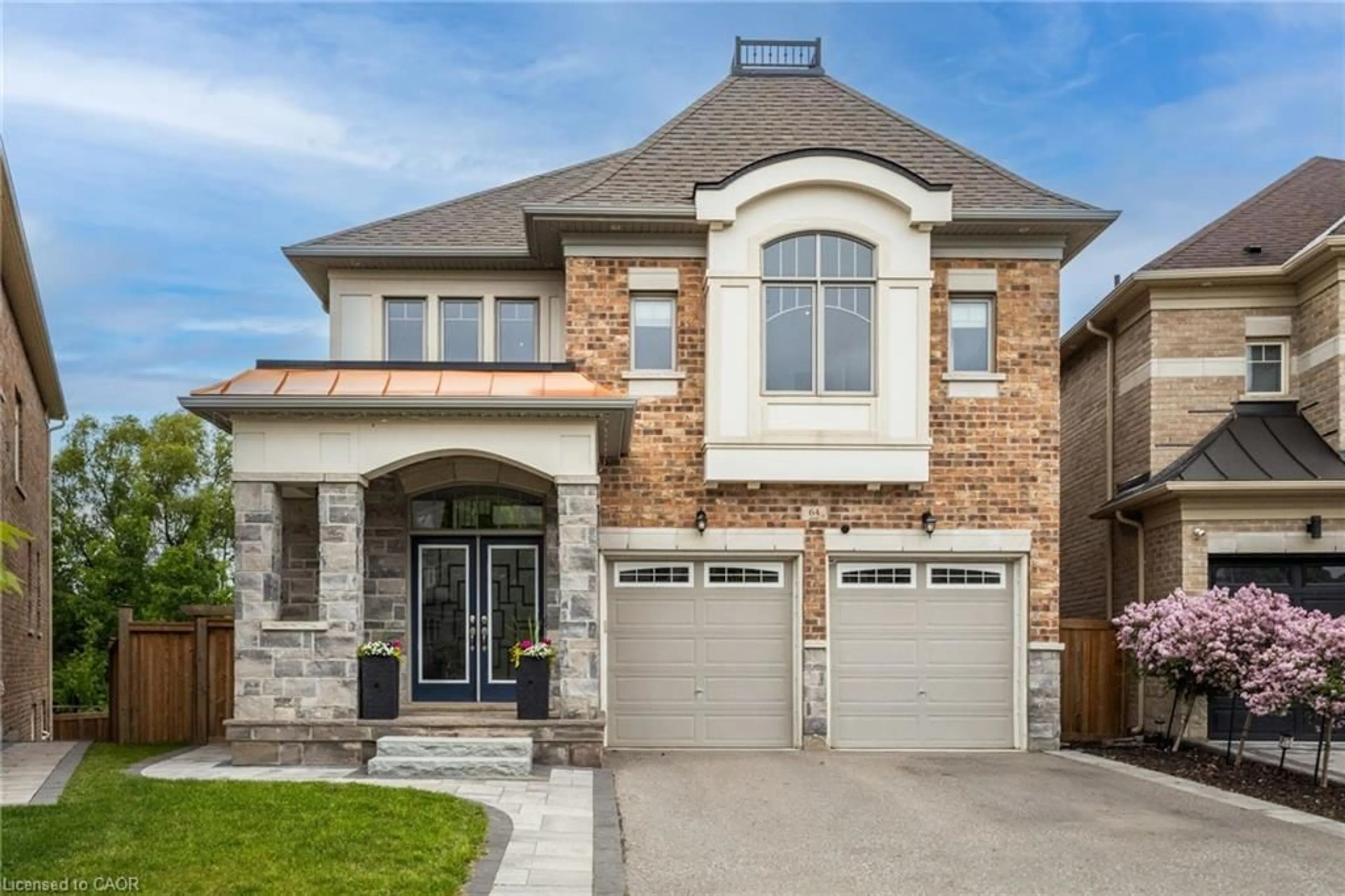 Home with brick exterior material, street for 64 Elysian Fields Cir, Brampton Ontario L6Y 6E8