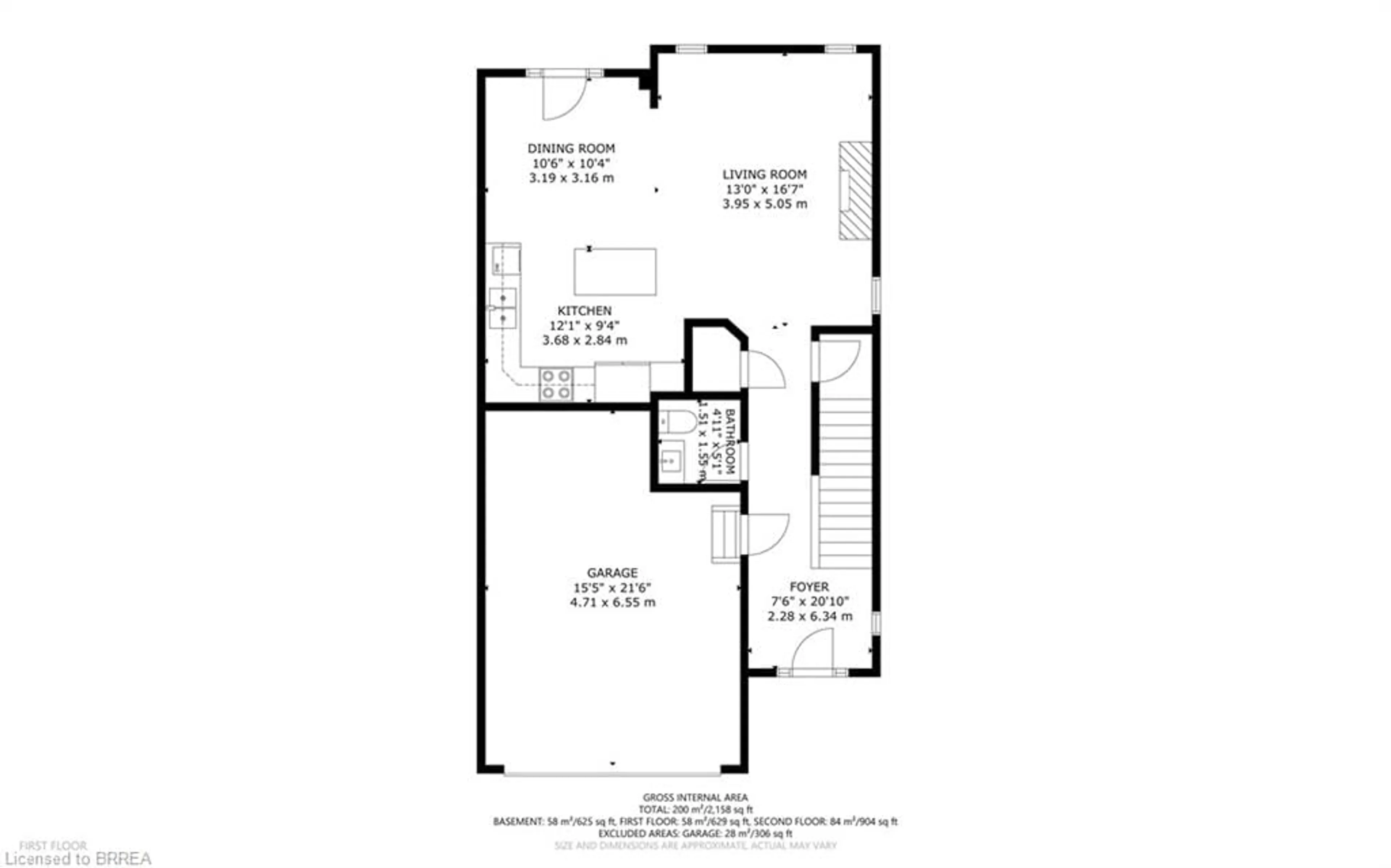 Floor plan for 80 Willow St #95, Paris Ontario N3L 2K6
