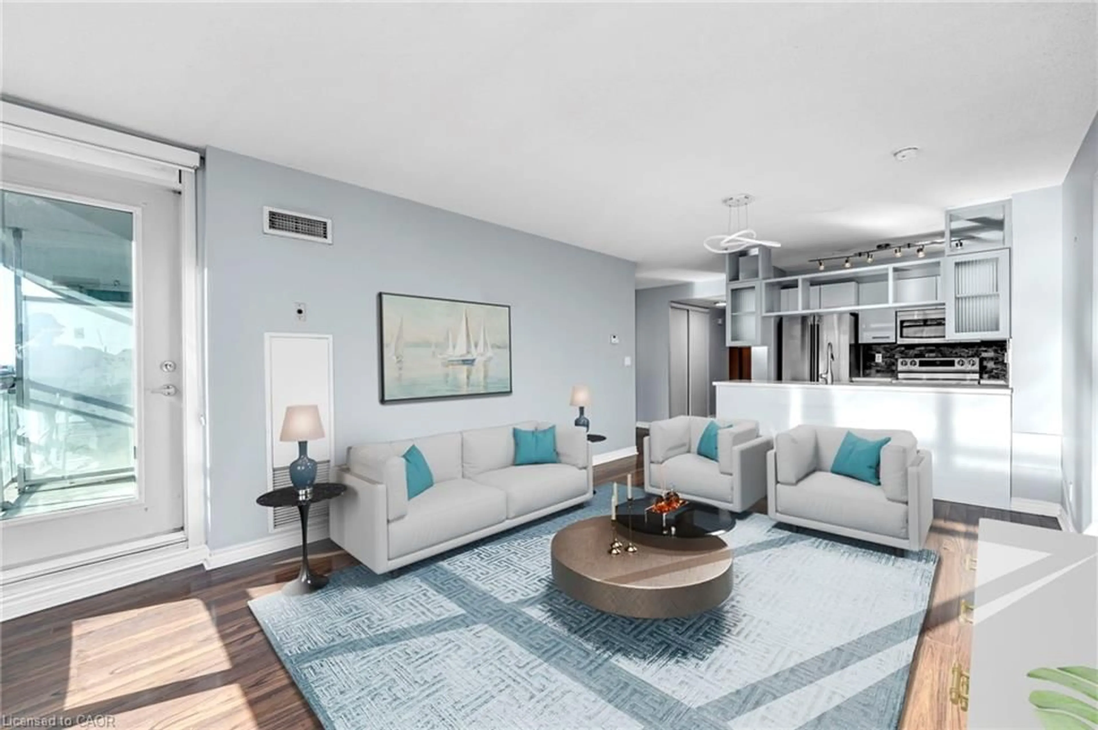 Living room with furniture, unknown for 397 Front St #1211, Toronto Ontario M5V 3S1