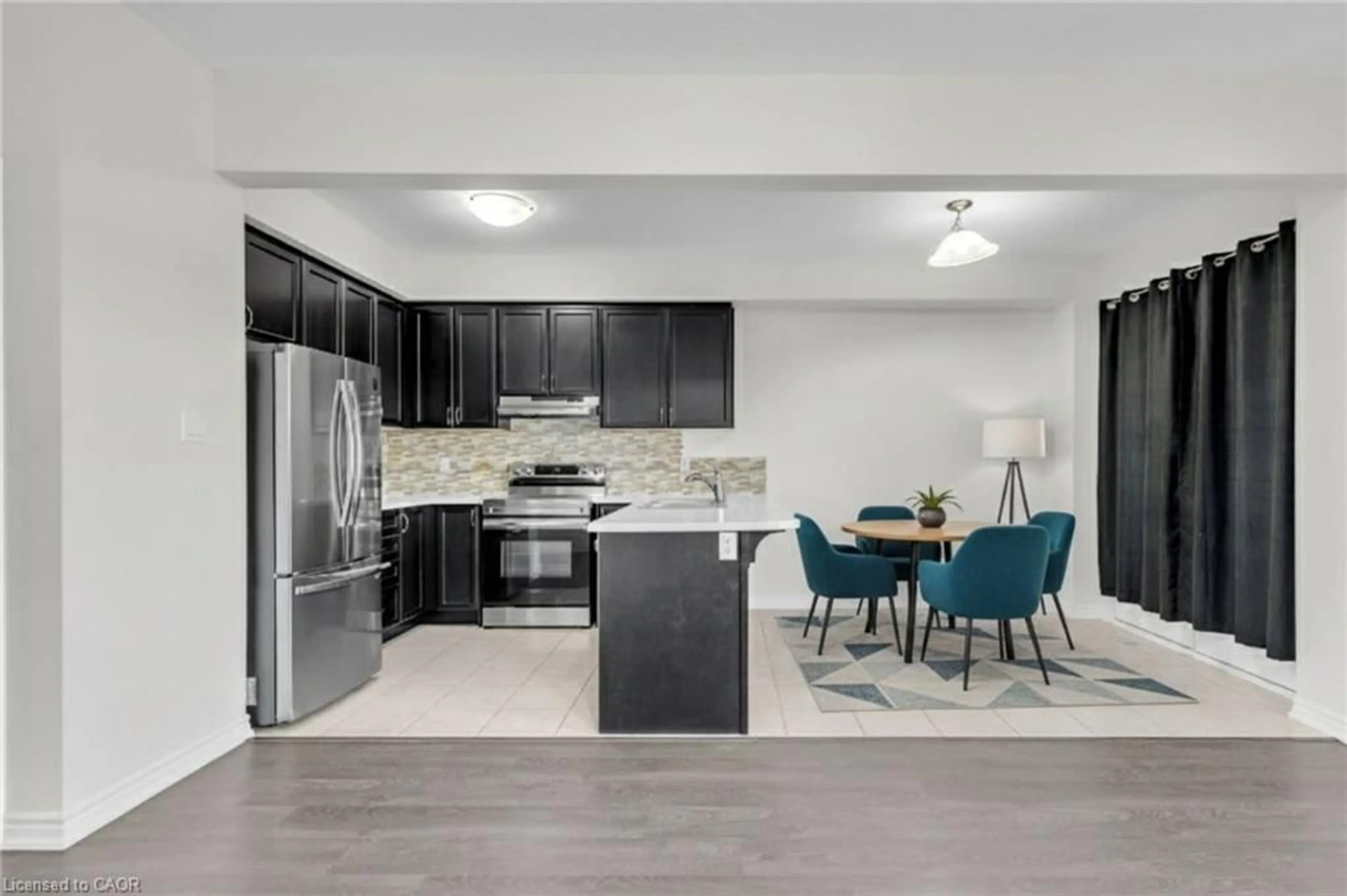 Open concept kitchen, ceramic/tile floor for 146 Flagg Ave, Paris Ontario N3L 0K5