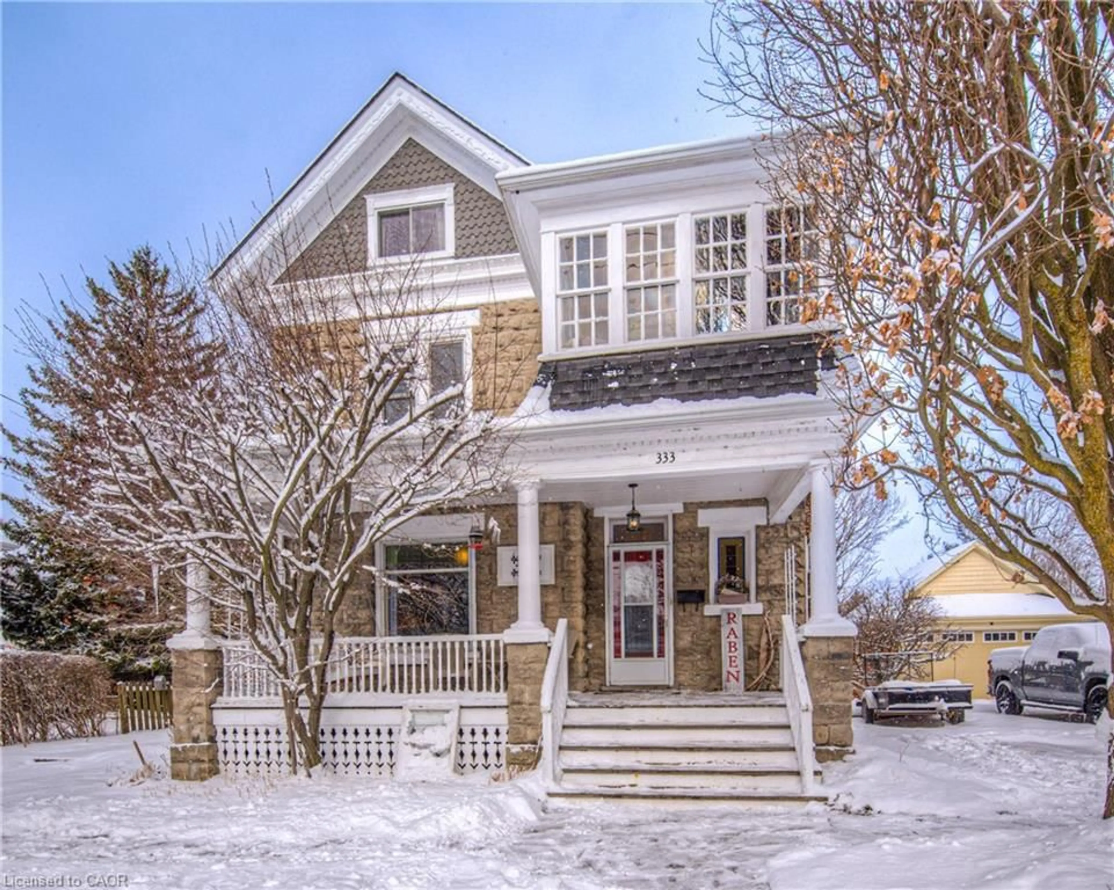 Home with brick exterior material, street for 333 Barber Ave, Listowel Ontario N4W 1R8