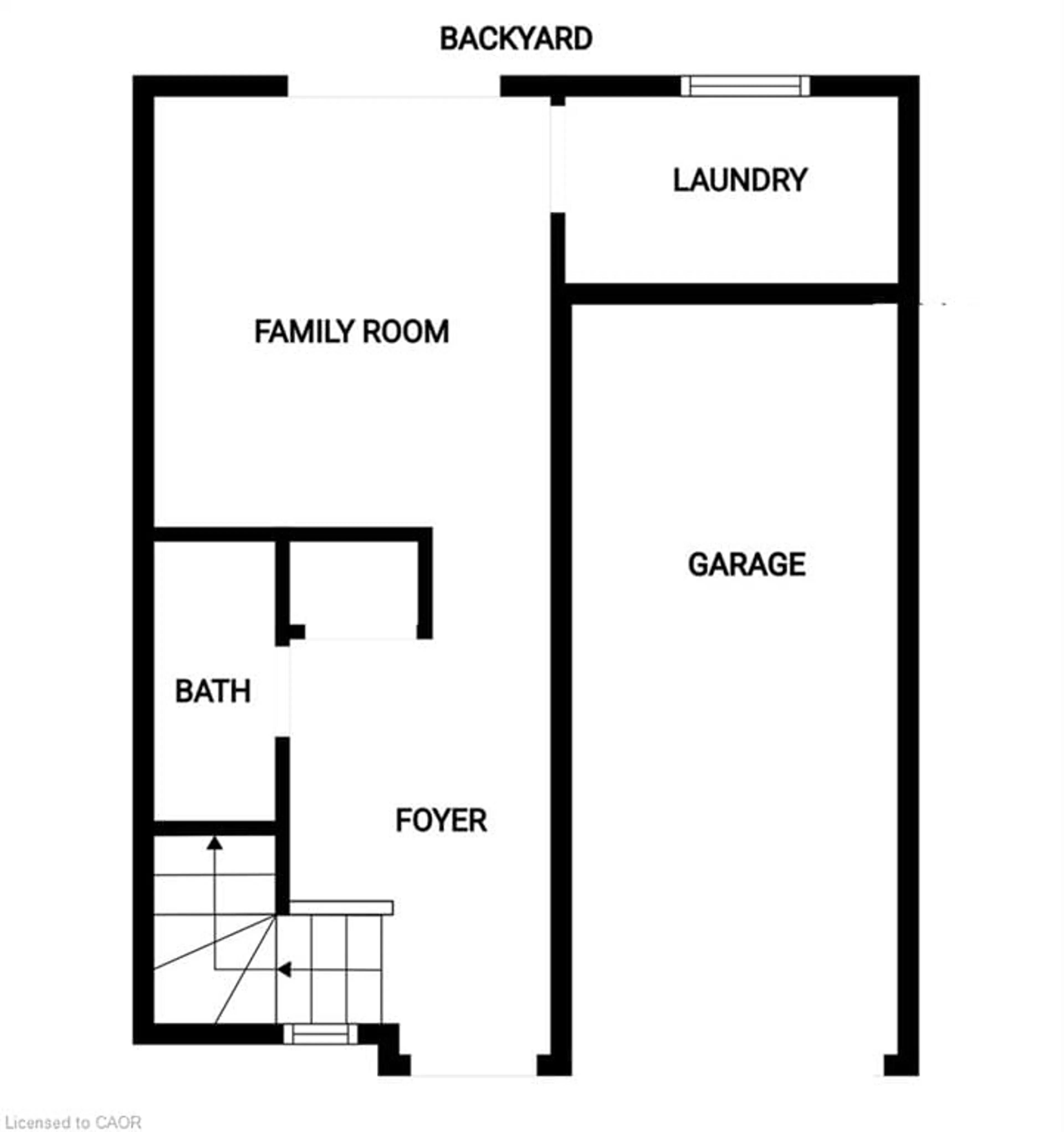 Floor plan for 1255 Upper Gage Ave #15, Hamilton Ontario L8W 3C7