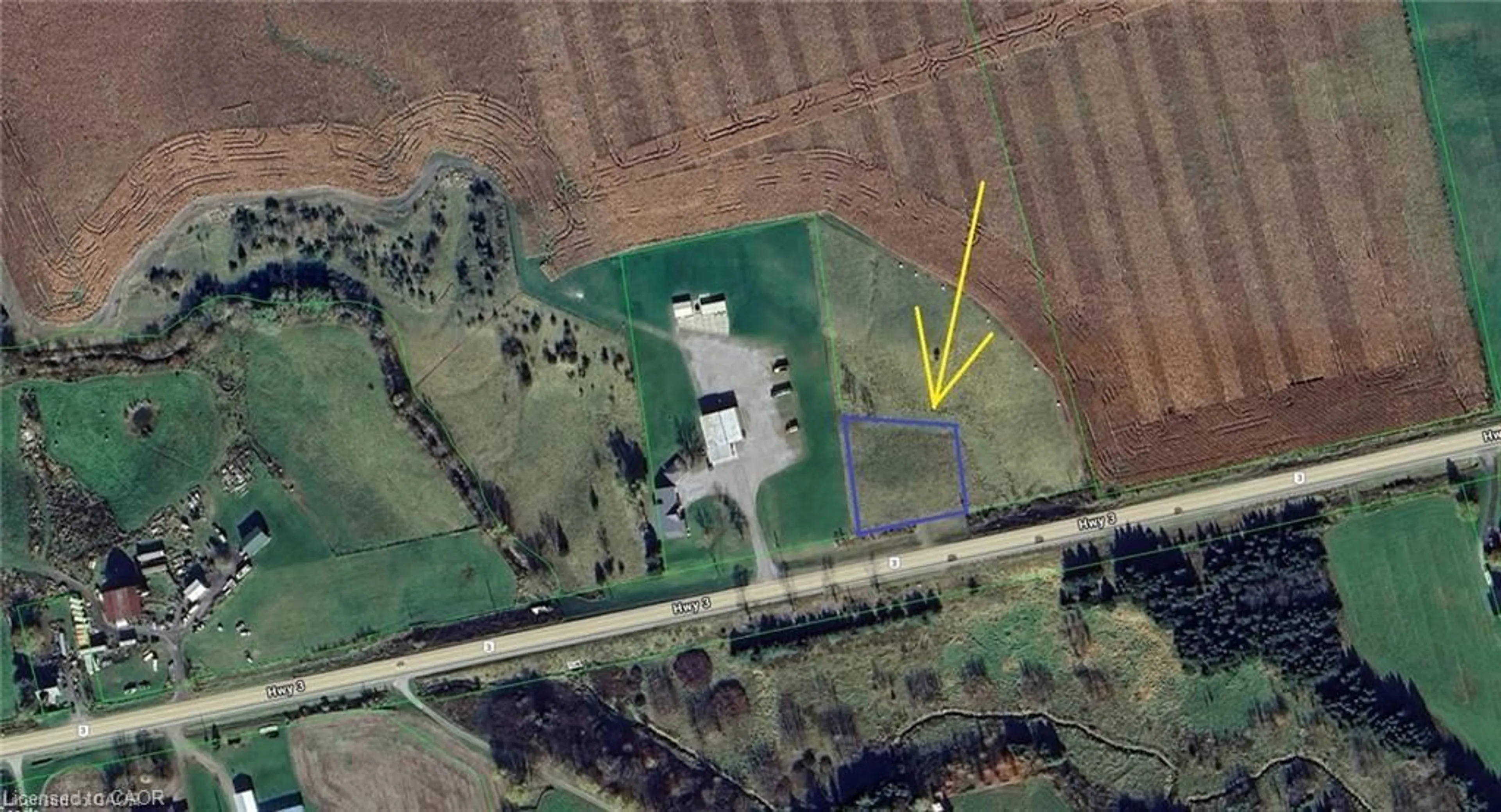 A pic from outside/outdoor area/front of a property/back of a property/a pic from drone, building for 4923 Highway 3, Simcoe Ontario N3Y 4K4