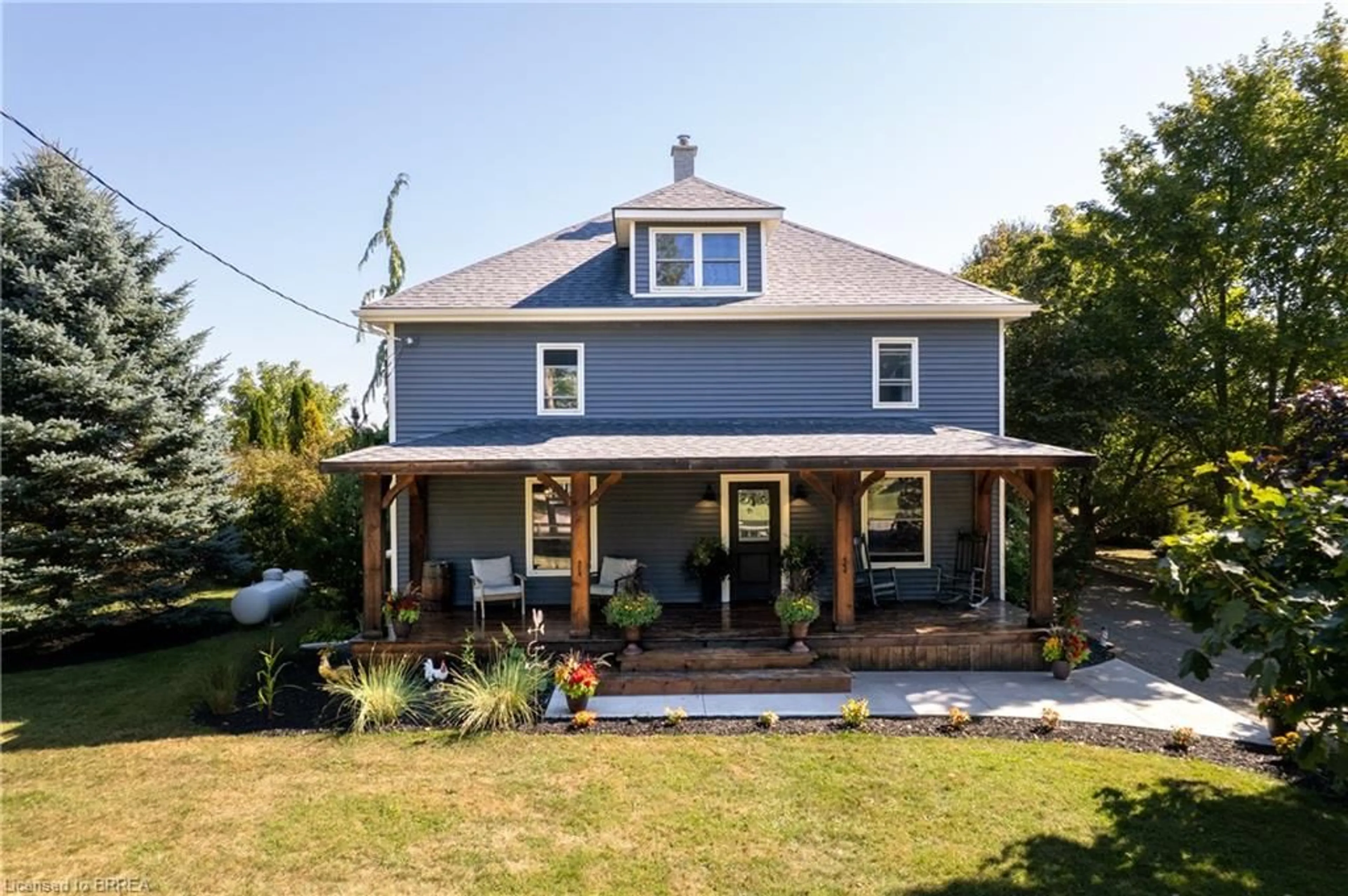 Home with vinyl exterior material, street for 2884 Cockshutt Rd, Boston Ontario N0E 1Y0