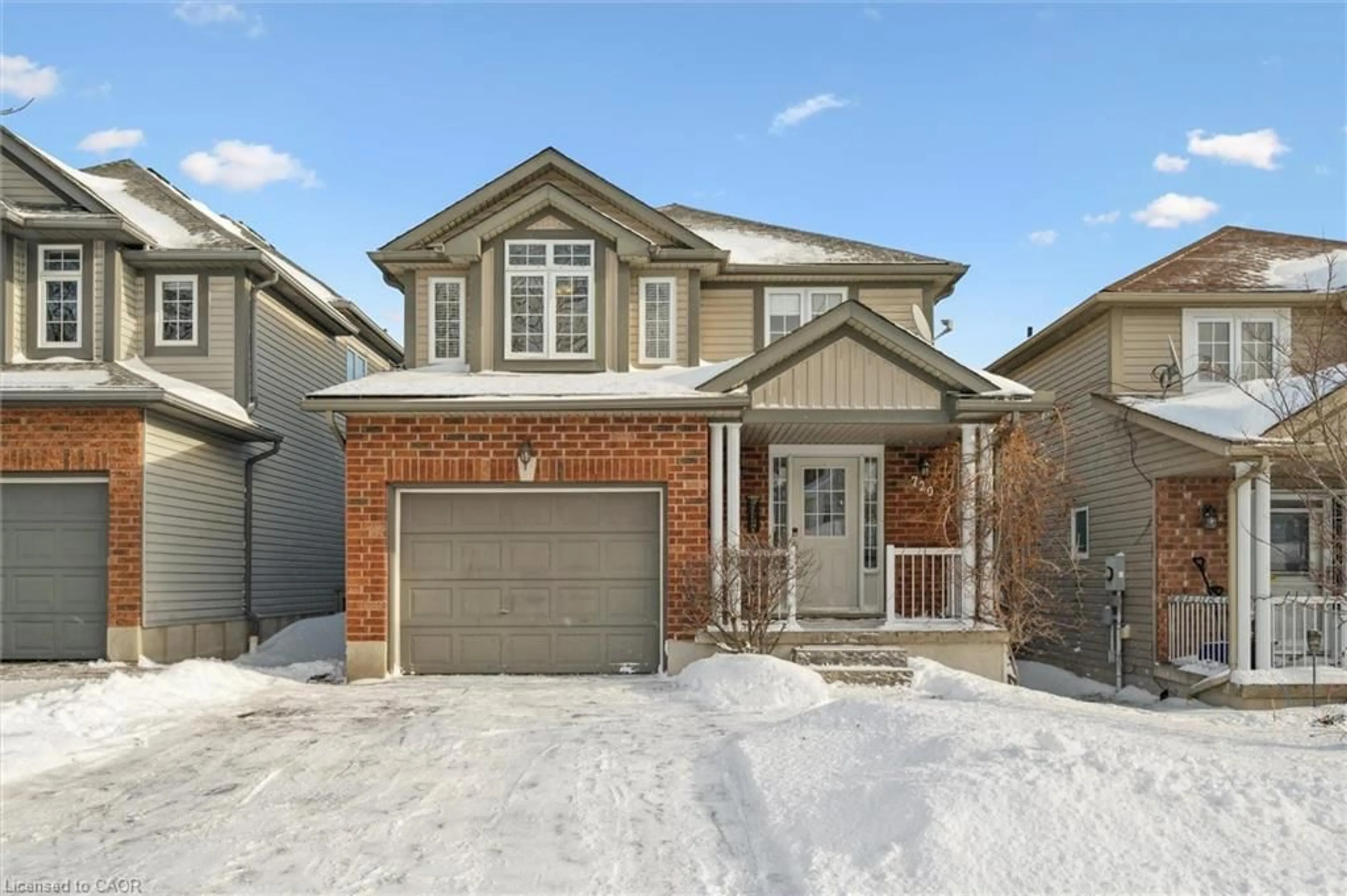 Home with brick exterior material, street for 720 Black Cherry St, Waterloo Ontario N2V 2P3