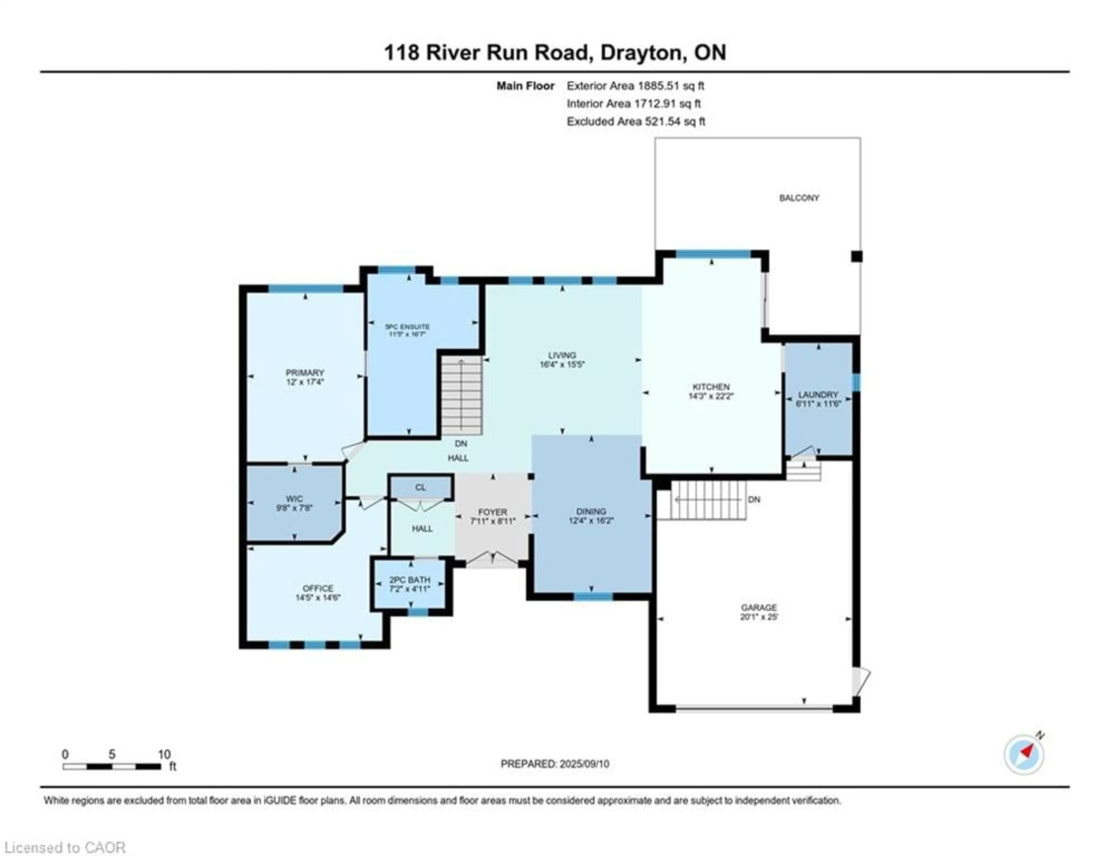 Floor plan for 118 River Run Rd, Drayton Ontario N0G 1P0