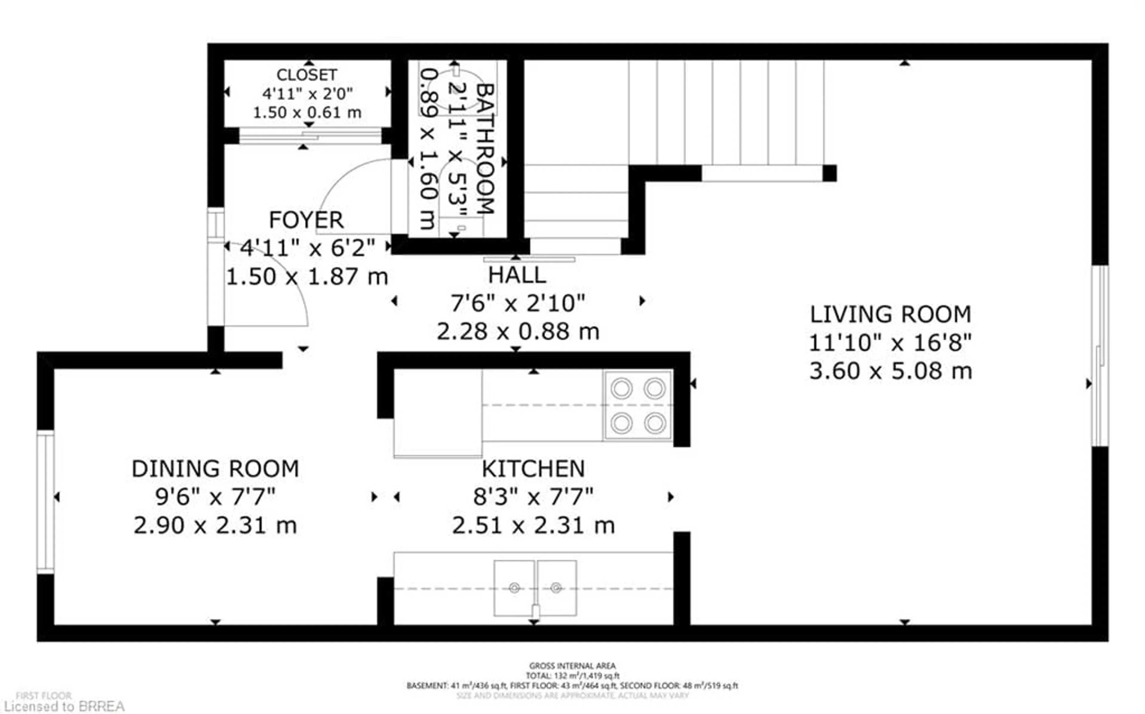 Floor plan for 490 Grey St #25, Brantford Ontario N3S 7S6