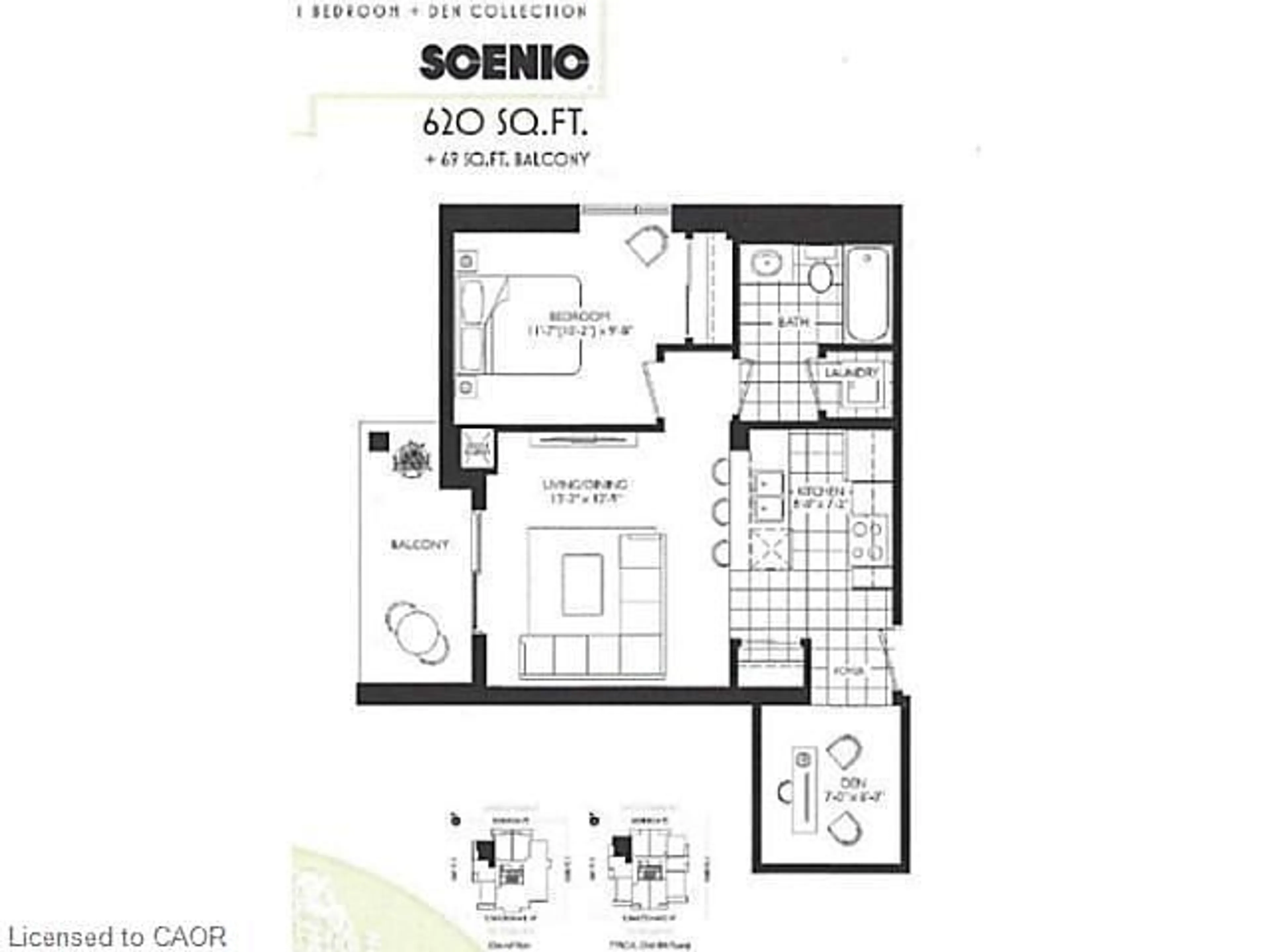 Floor plan for 85 Robinson St #304, Hamilton Ontario L8P 0B9