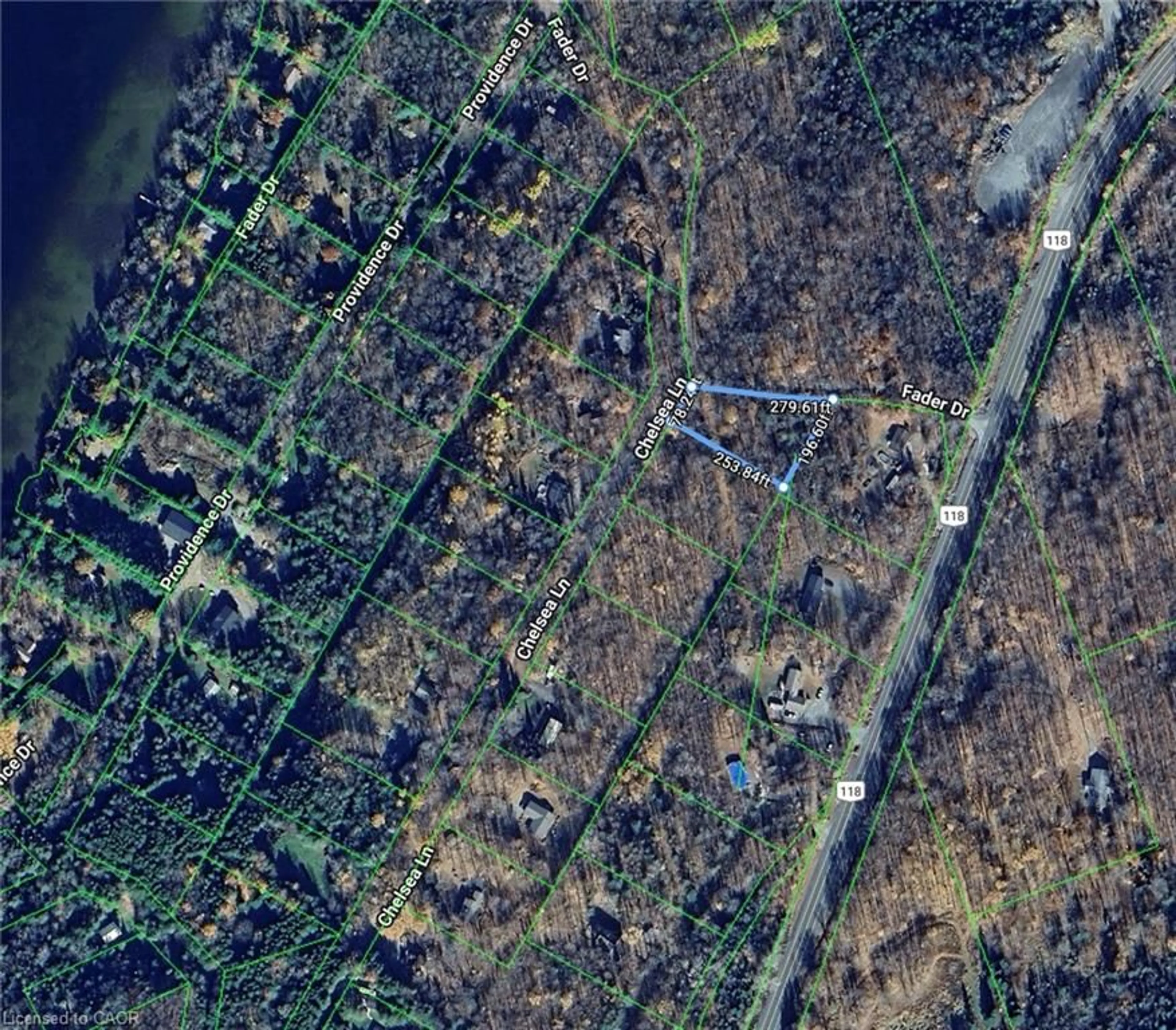 Picture of a map for N/A Fader Dr, Stanhope Ontario K0M 1J1