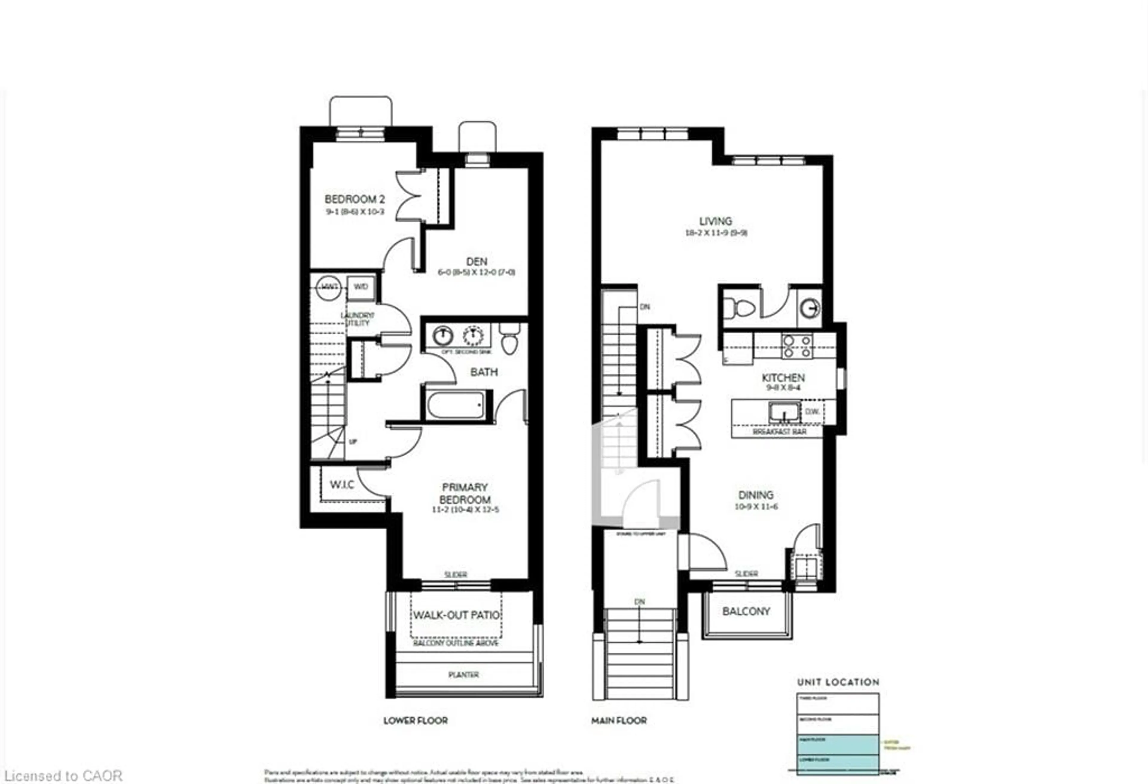 Floor plan for 410 Northfield Dr #B1, Waterloo Ontario N2V 0J3