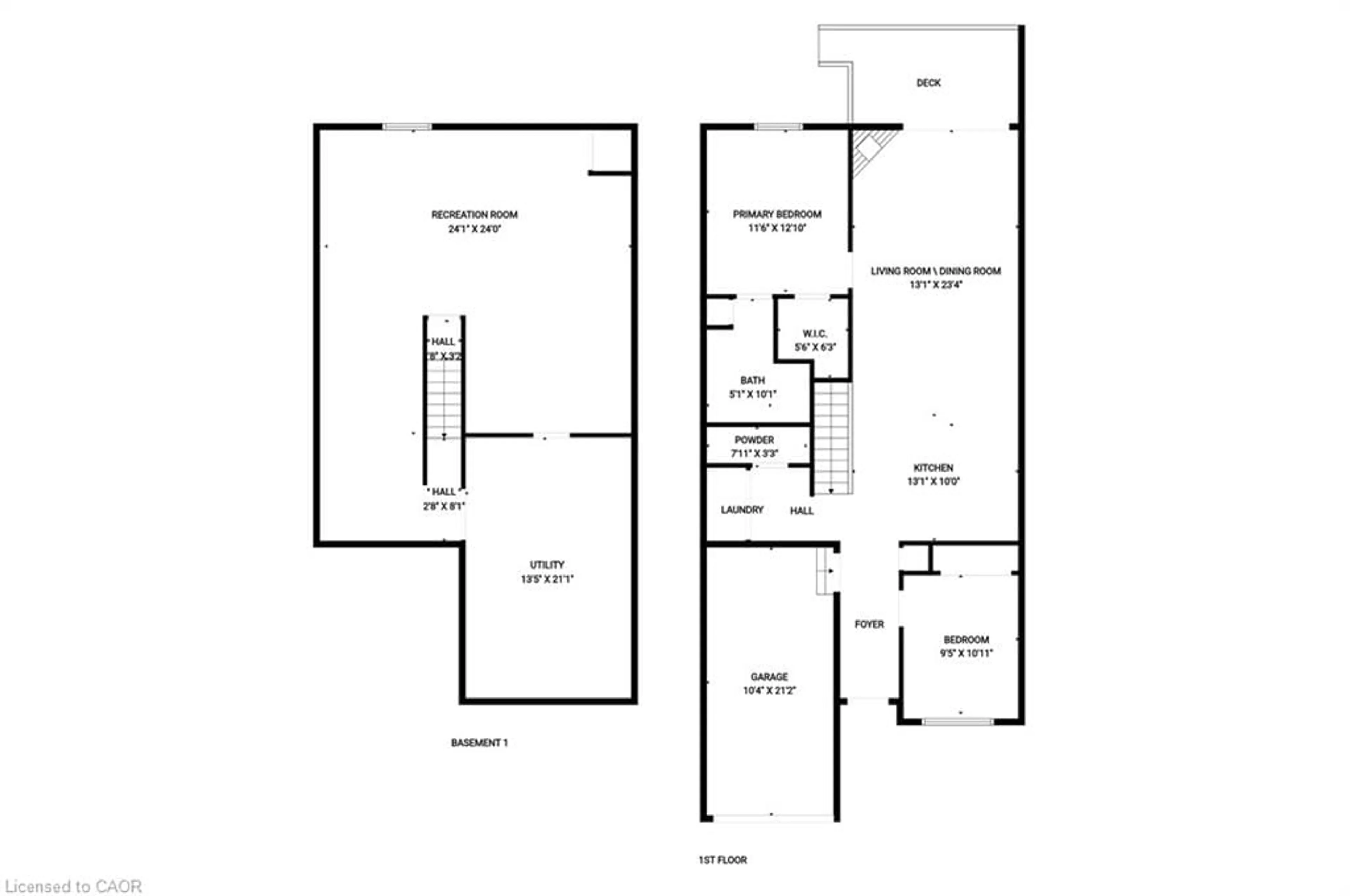 Floor plan for 152 Cross St #6, Dunnville Ontario N1A 1B8