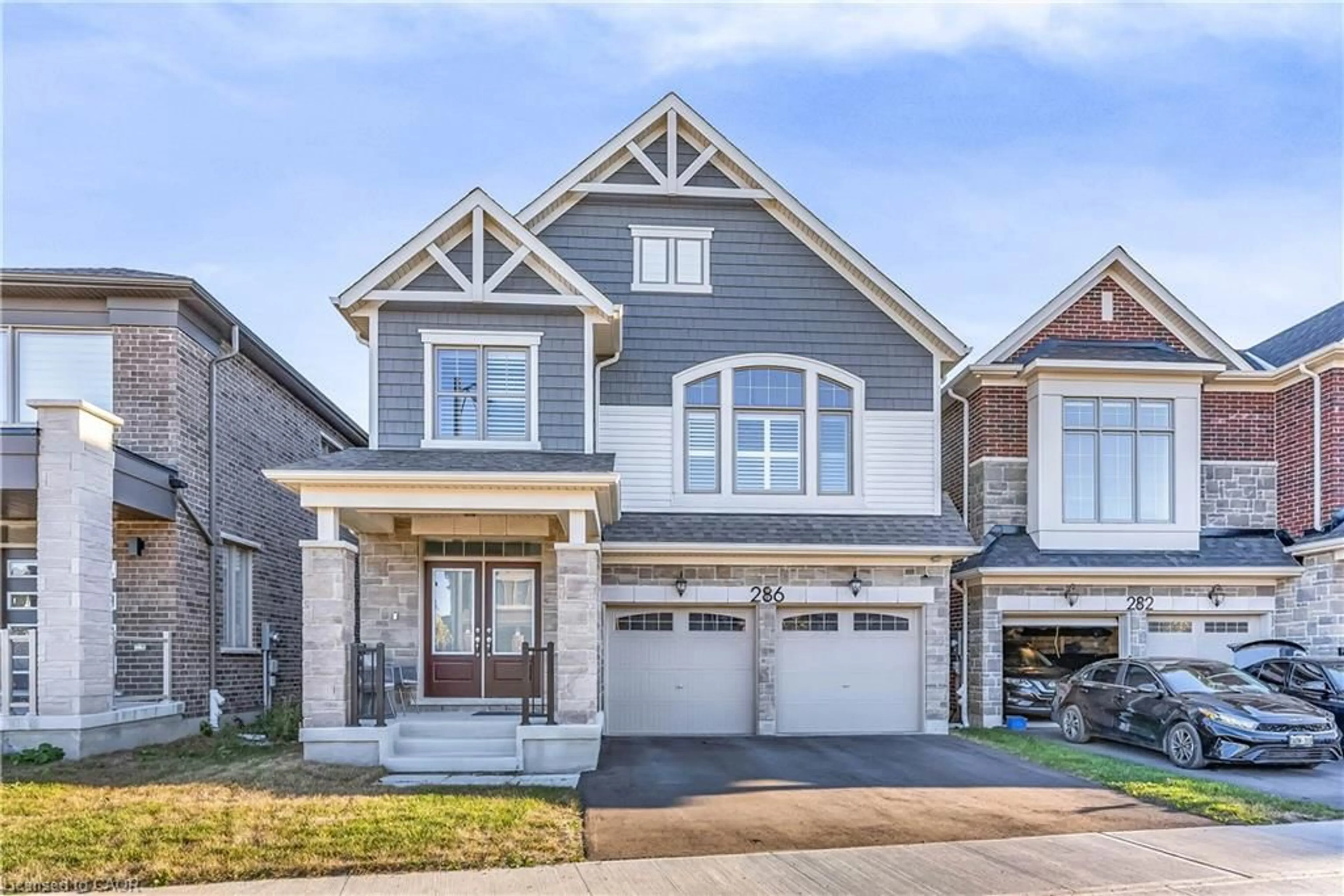 Home with brick exterior material, street for 286 Forestwalk St, Kitchener Ontario N2R 0T2