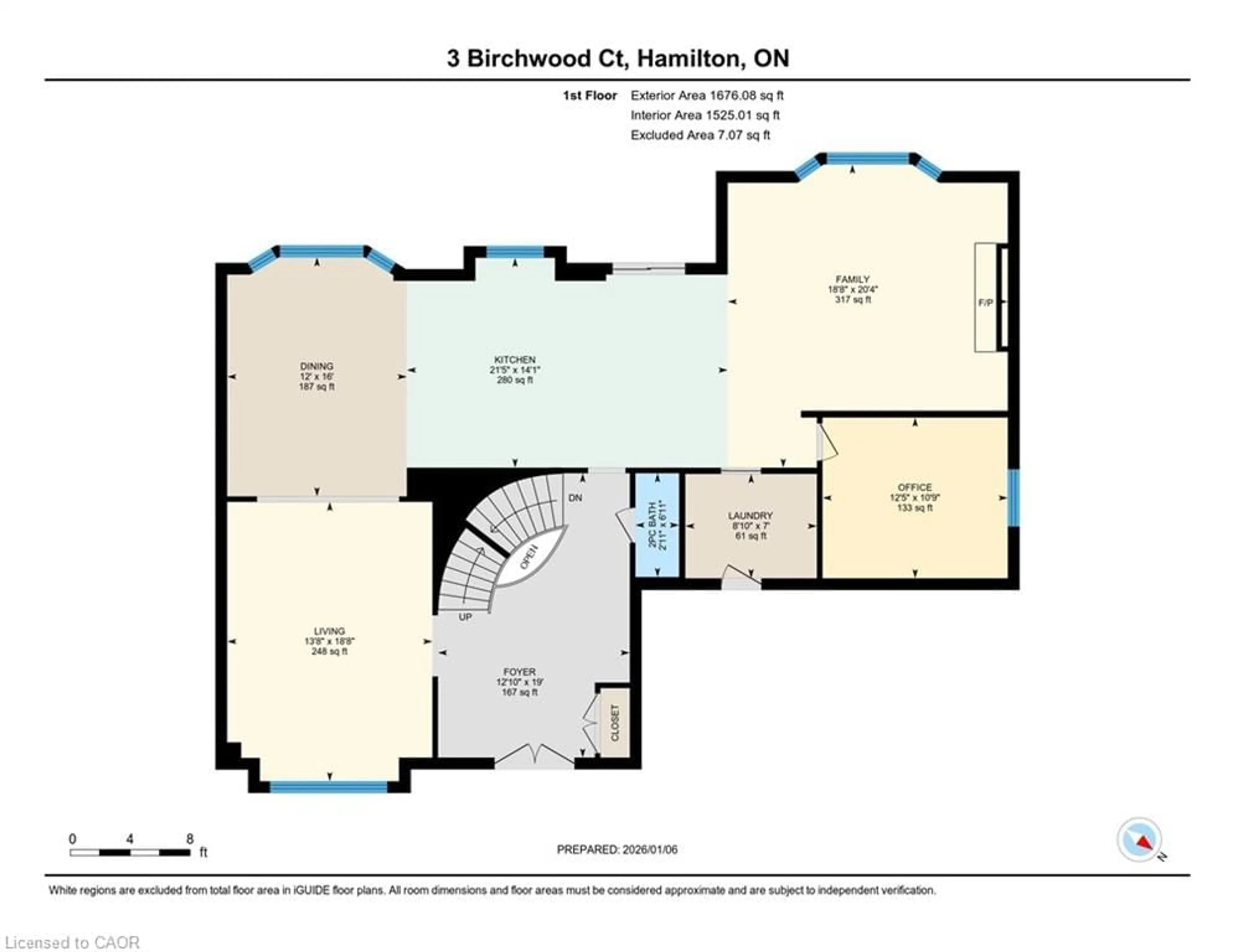 Floor plan for 3 Birchwood Crt, Carlisle Ontario L0R 1H2