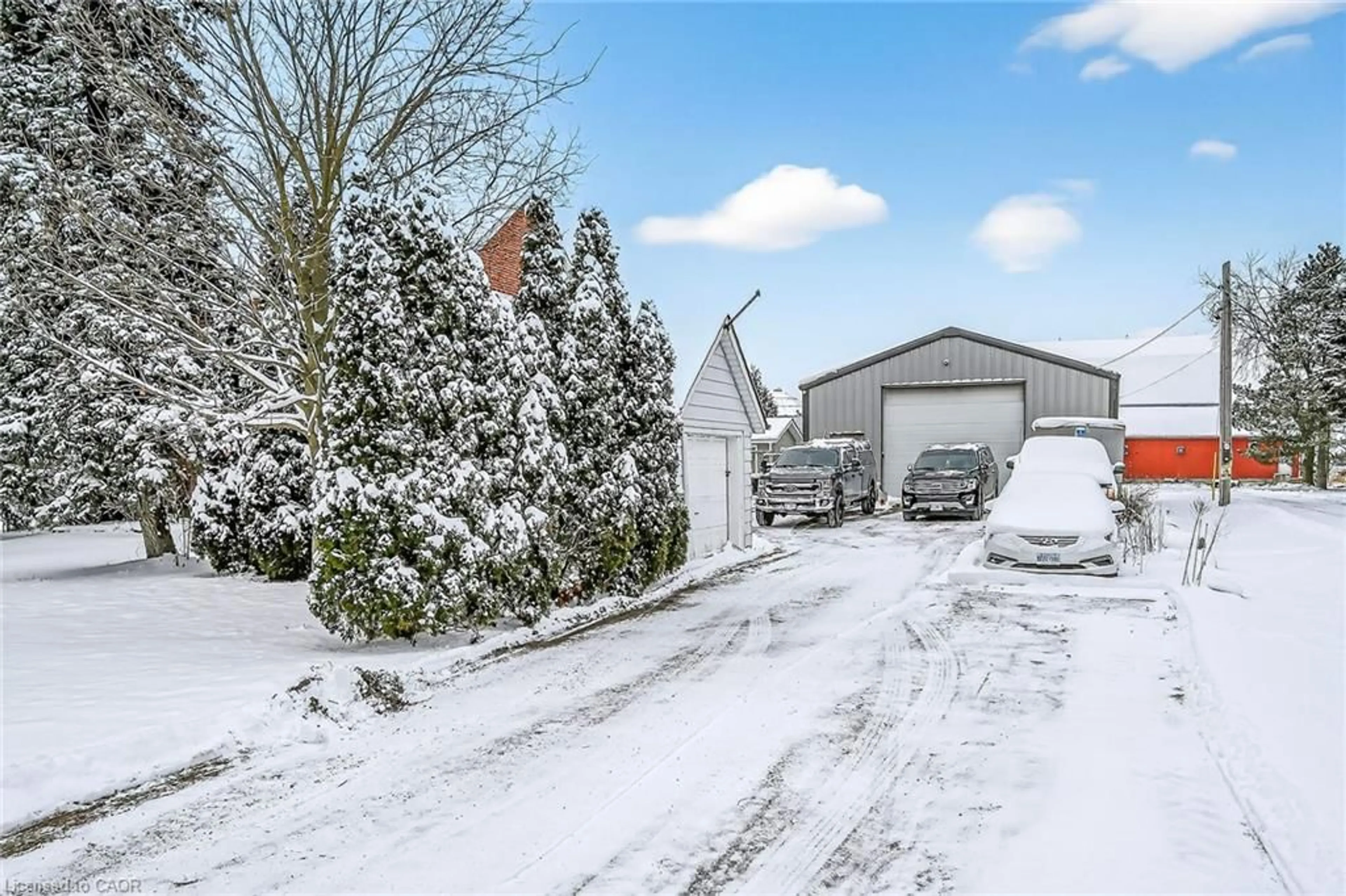 A pic from outside/outdoor area/front of a property/back of a property/a pic from drone, street for 2250 #56 Hwy, Glanbrook Ontario L0R 1C0