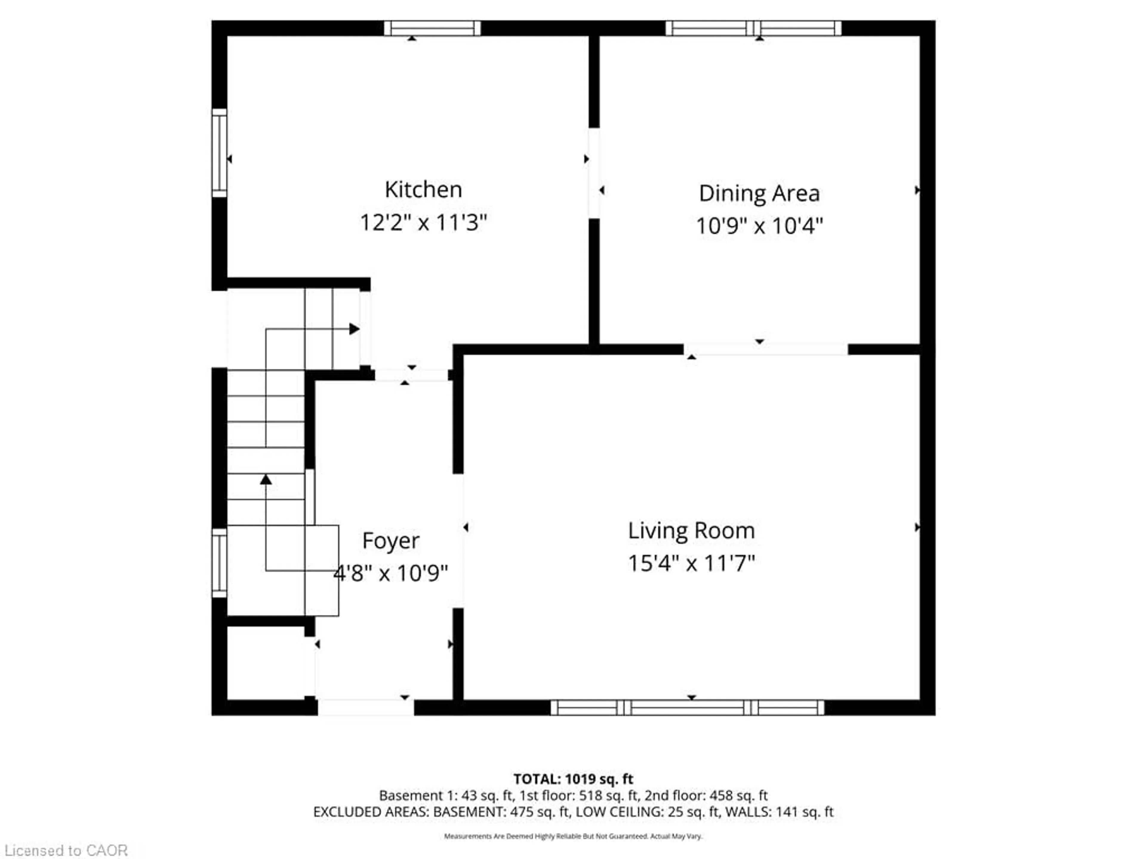 Floor plan for 25 Aberdeen Ave, Brantford Ontario N3S 1R6