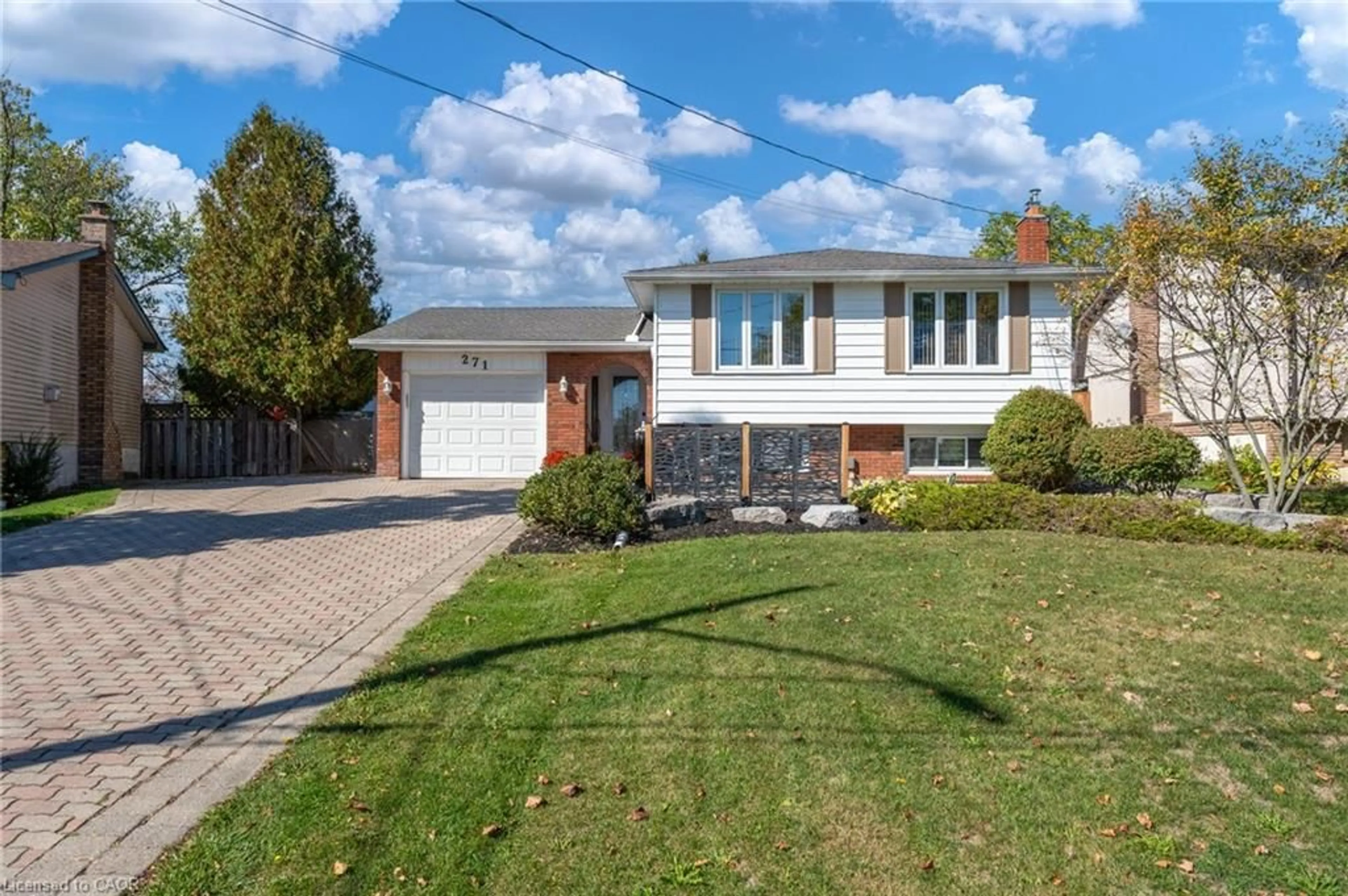 Home with brick exterior material, street for 271 Haller Cres, Caledonia Ontario N3W 1E1