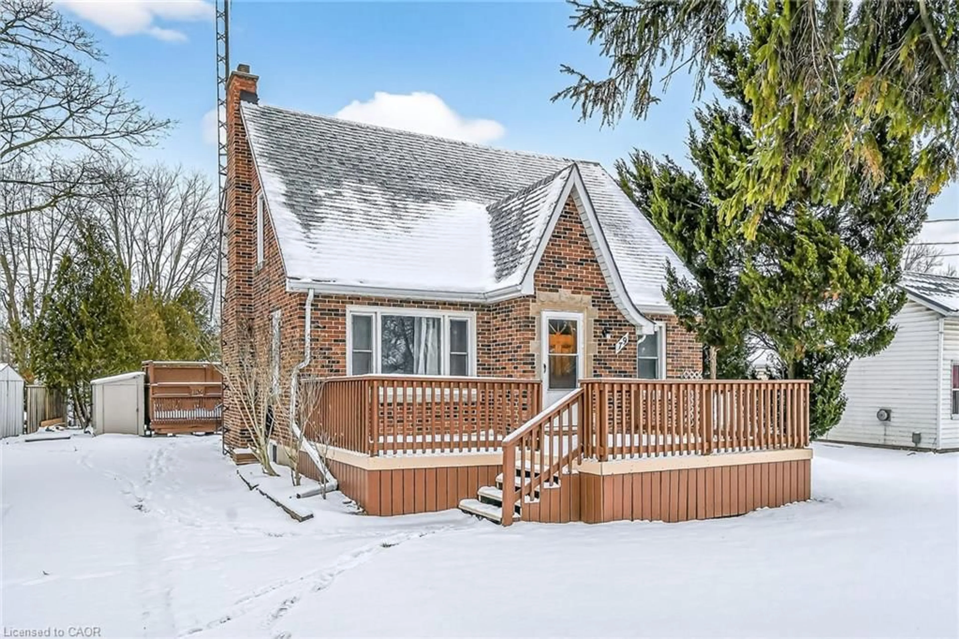 Home with brick exterior material, street for 79 Main St, Hagersville Ontario N0A 1H0