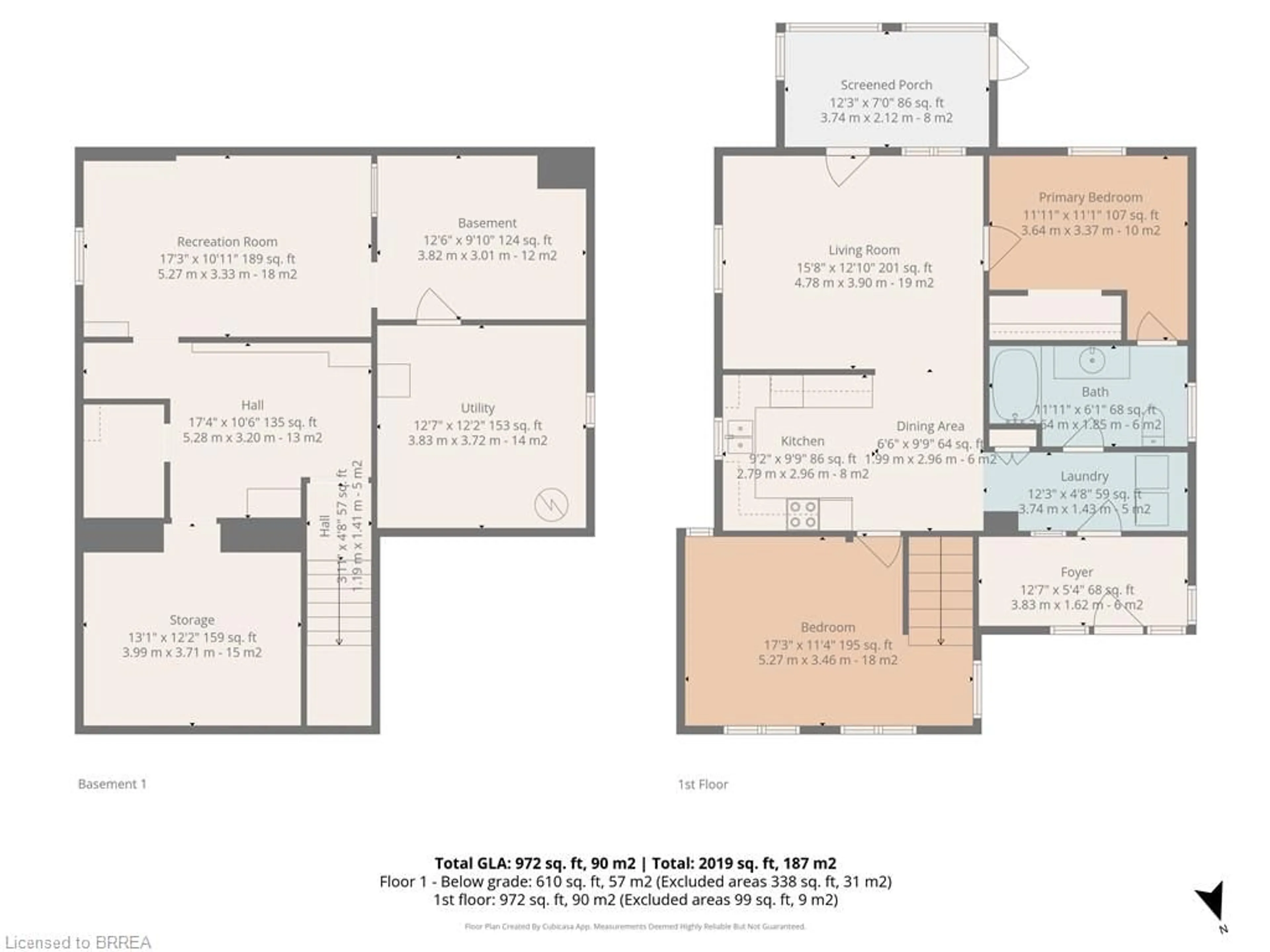 Floor plan for 85 Grand River Ave, Brantford Ontario N3T 4X5