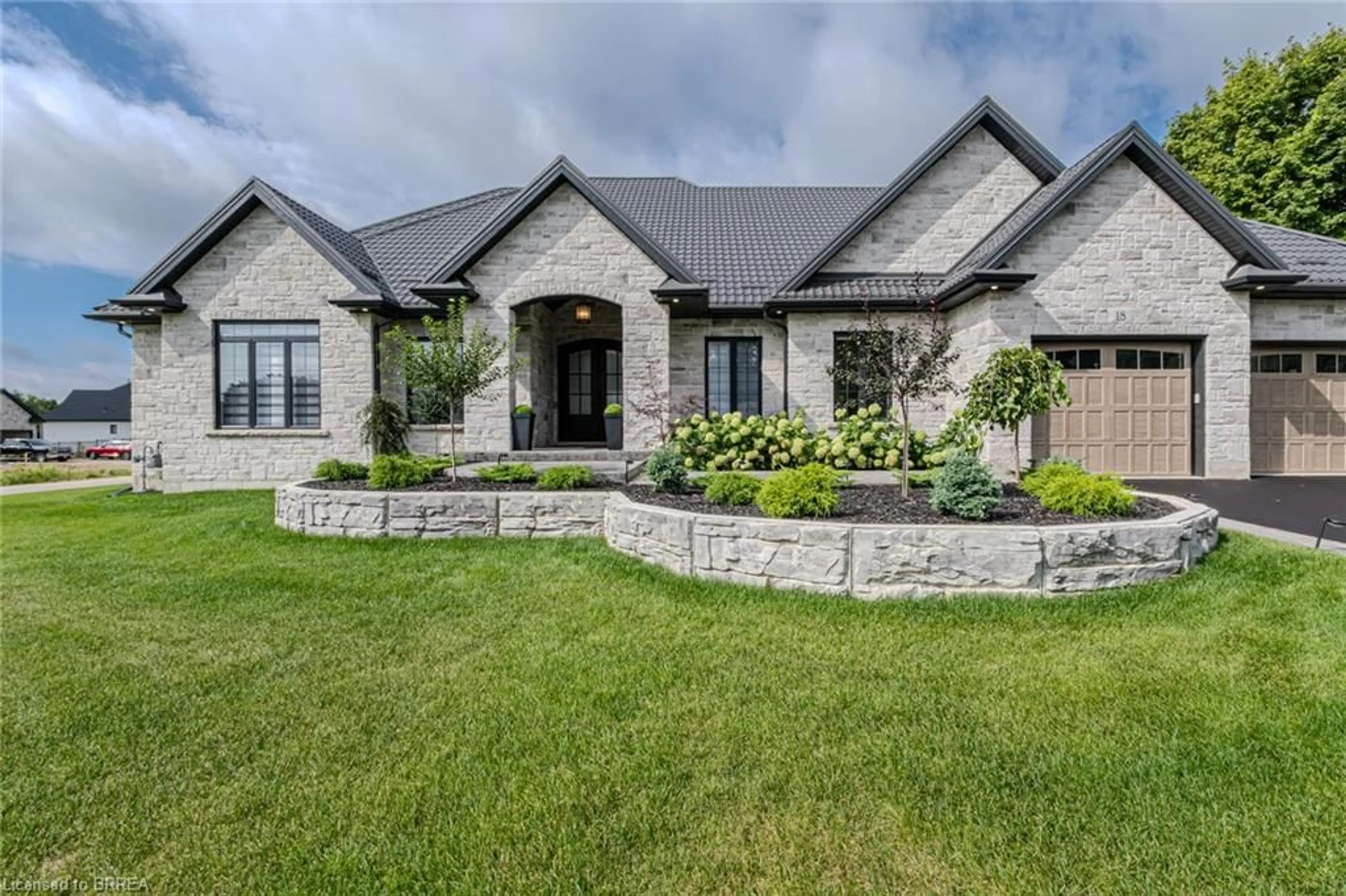 Home with brick exterior material, street for 18 Bannister St, Oakland Ontario N0E 1L0