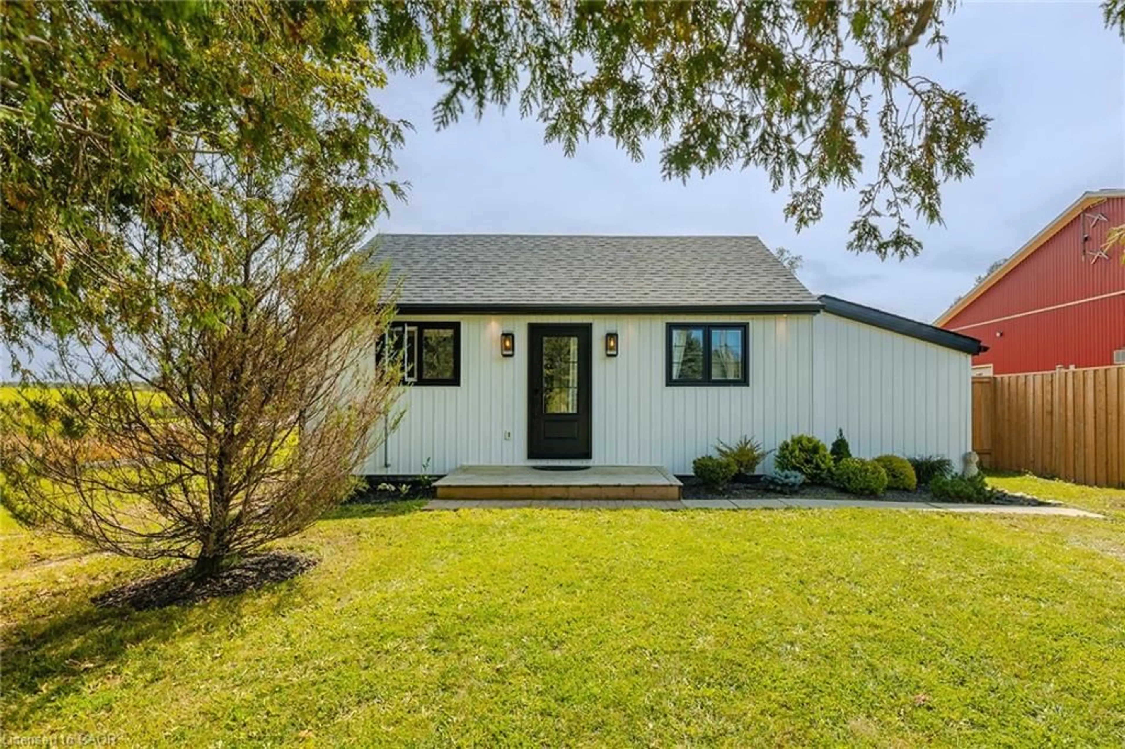 Home with vinyl exterior material, street for 401250 Grey 4 Rd, Hanover Ontario N4N 3B8