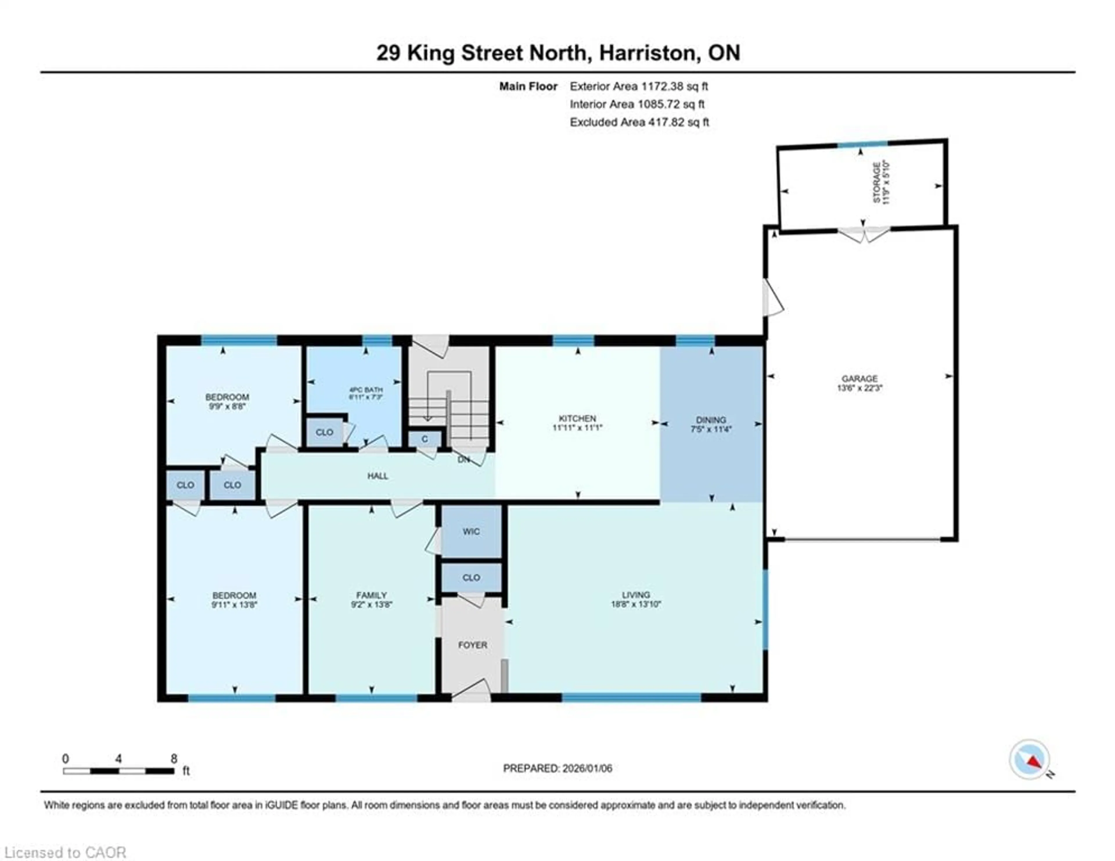 Floor plan for 29 King St, Harriston Ontario N0G 1Z0