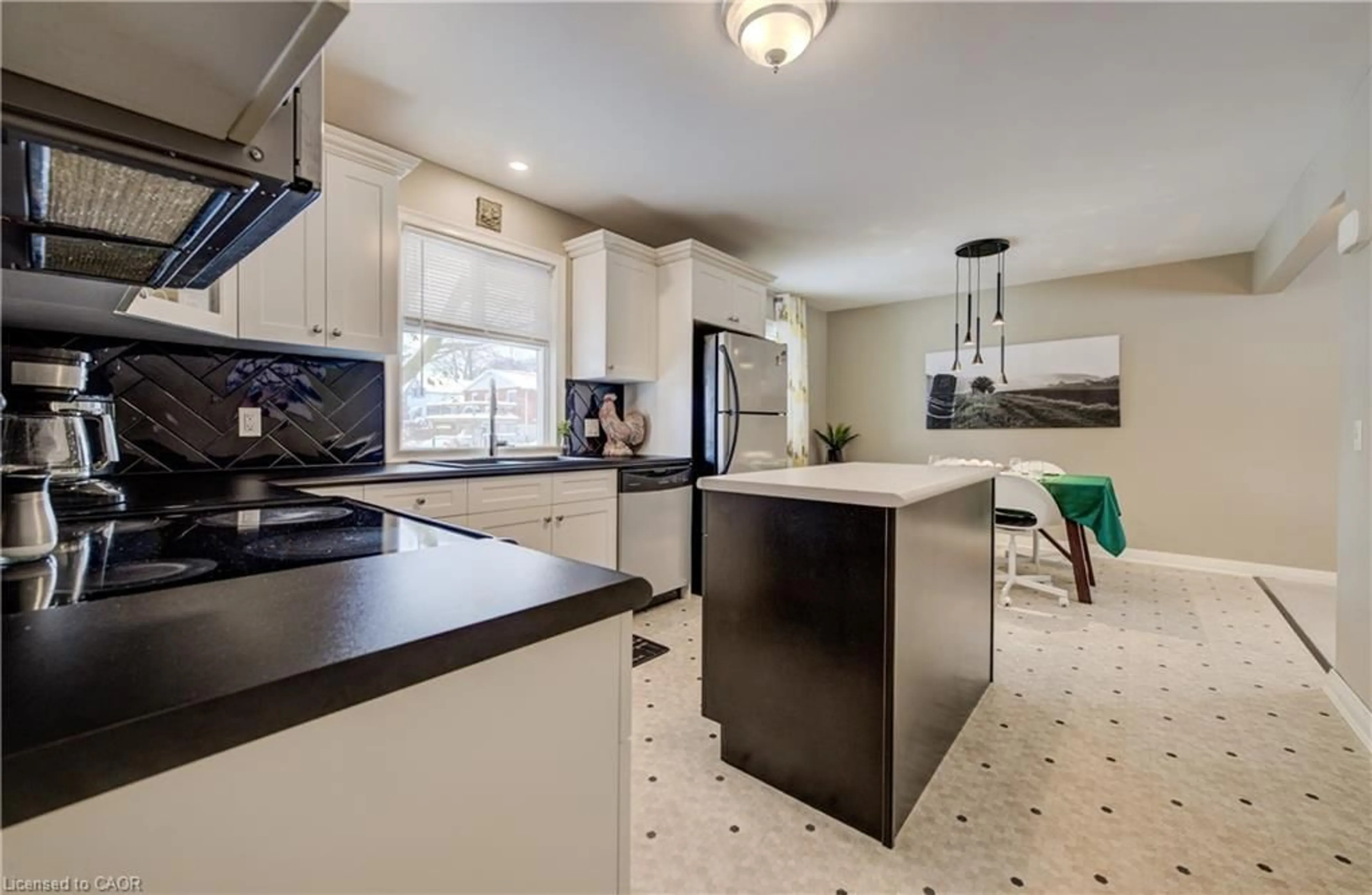 Open concept kitchen, ceramic/tile floor for 29 King St, Harriston Ontario N0G 1Z0