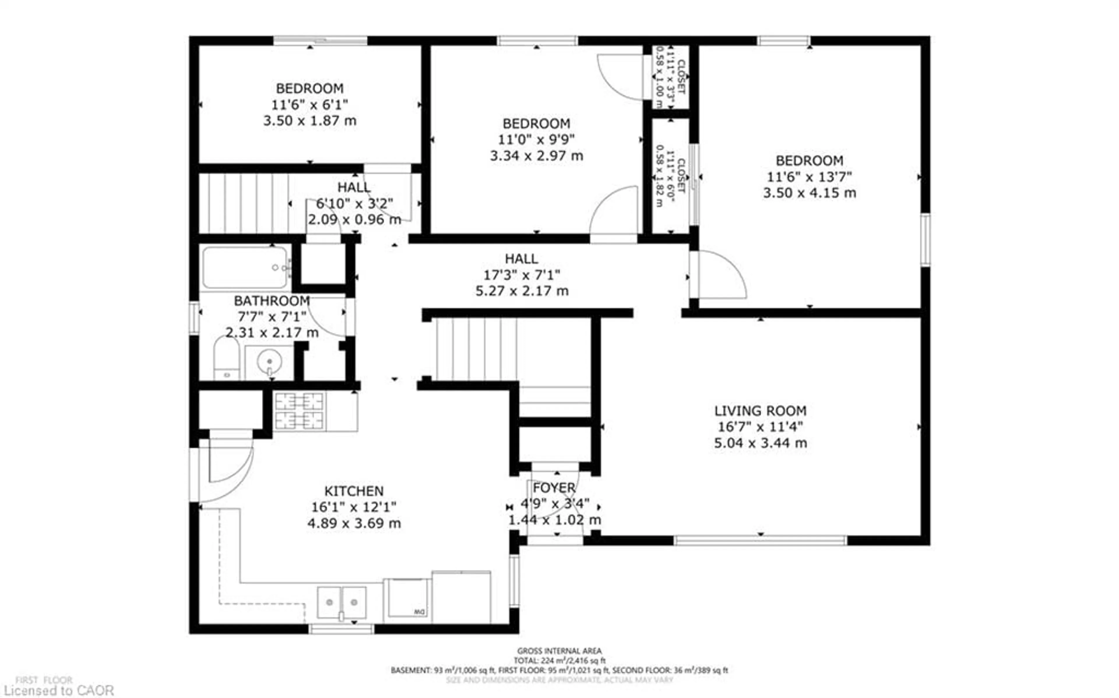 Floor plan for 25 Charlton Cres, Simcoe Ontario N3Y 1A8