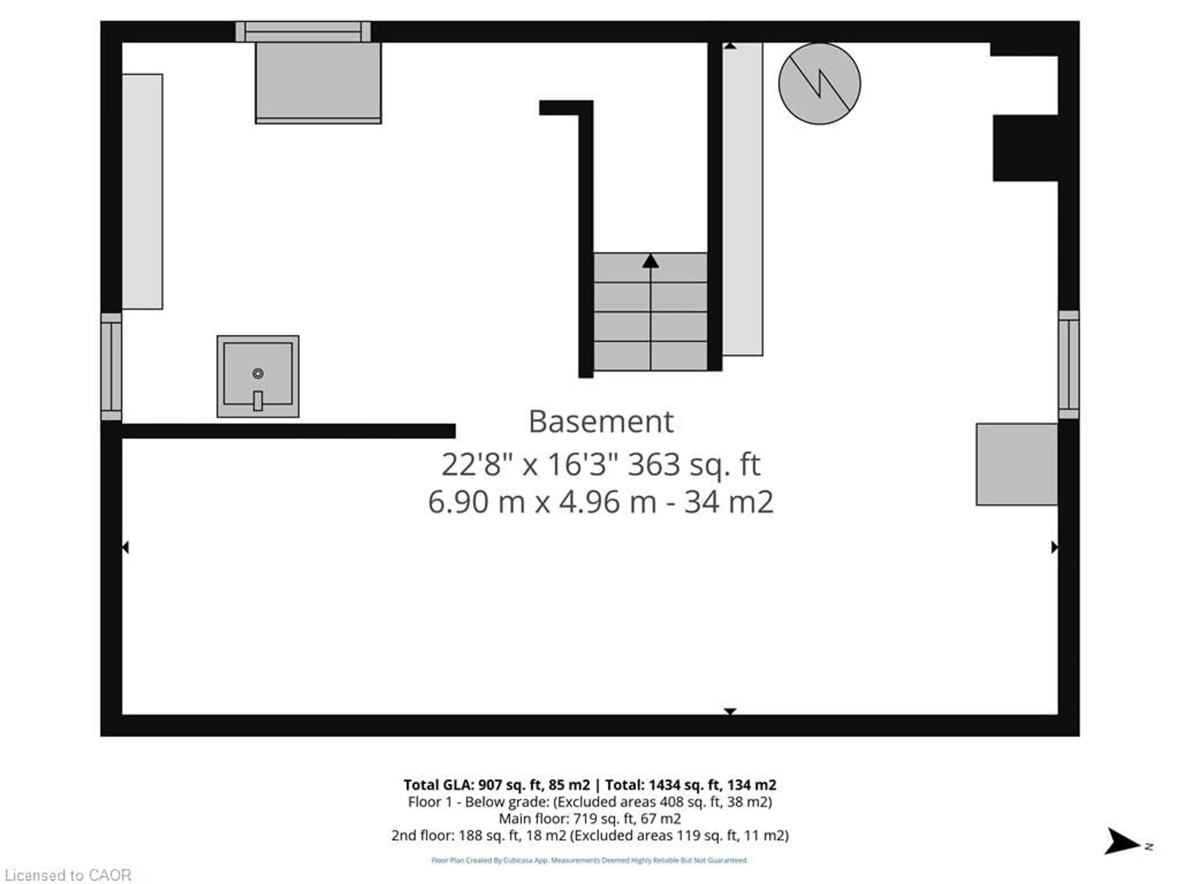 Floor plan for 17 James St, Simcoe Ontario N3Y 1E1