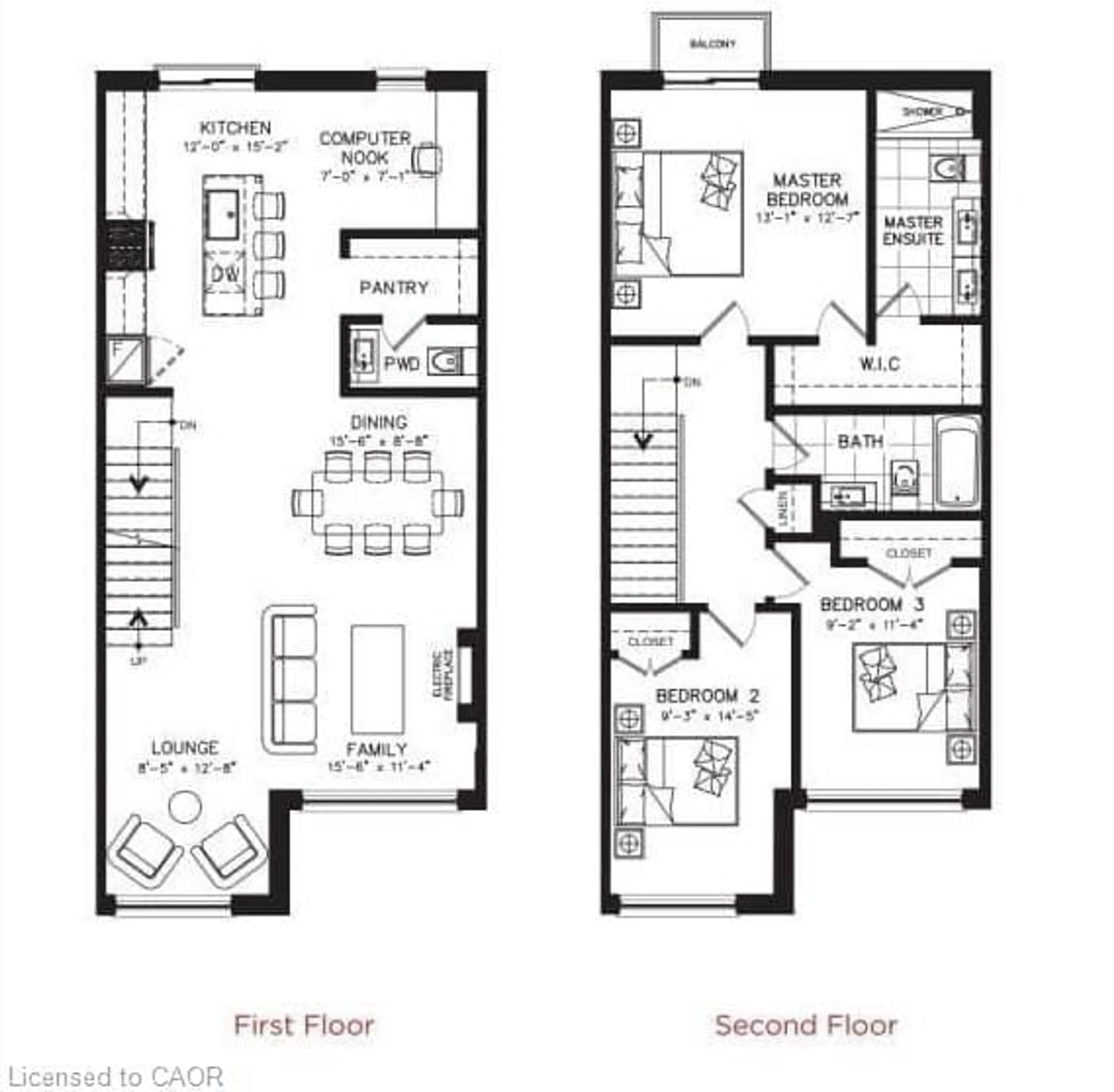 Floor plan for 5 Taylor Crt, Peel Ontario L7E 2R7