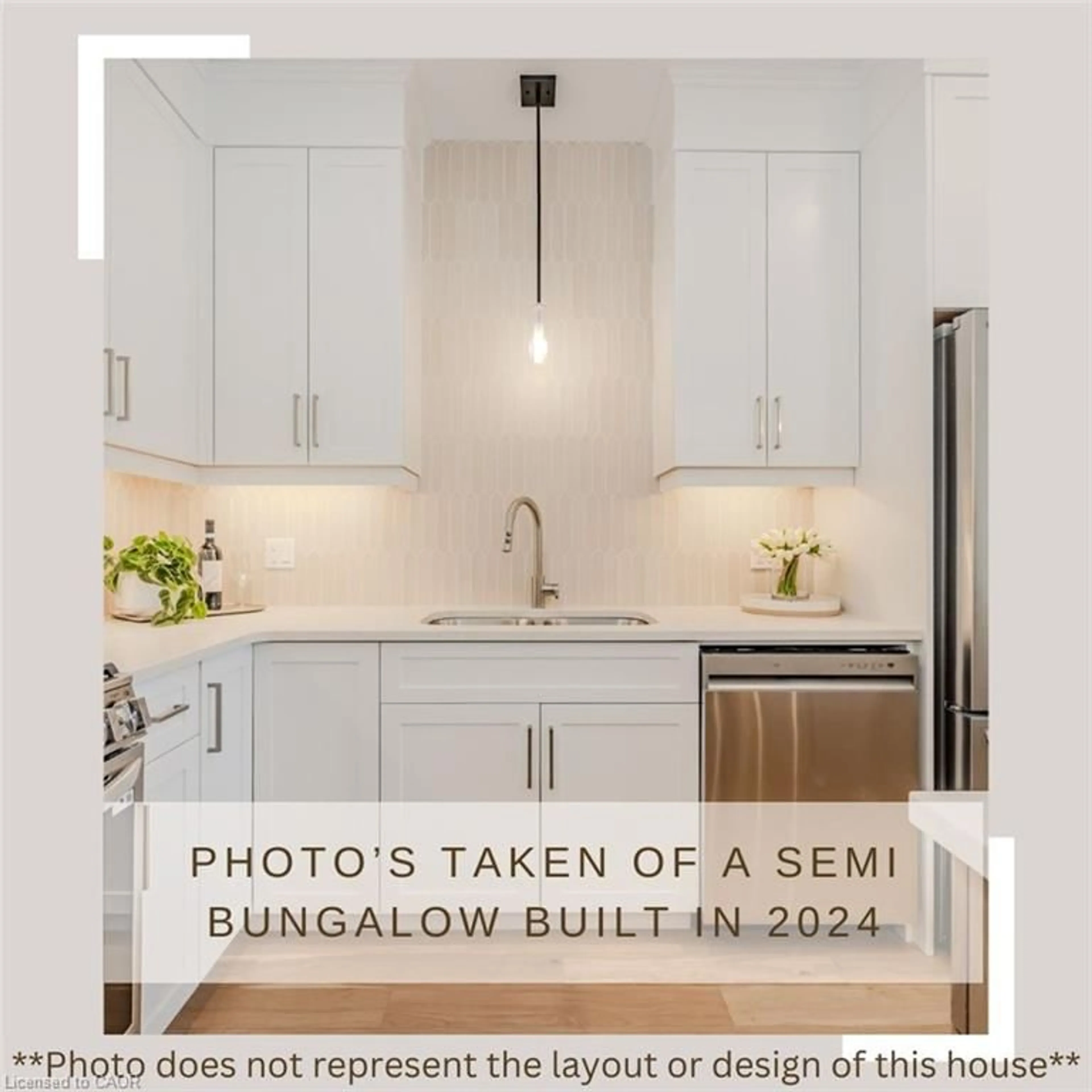 Contemporary kitchen, ceramic/tile floor for 56 Redbud Rd, Elmira Ontario N3B 0G2