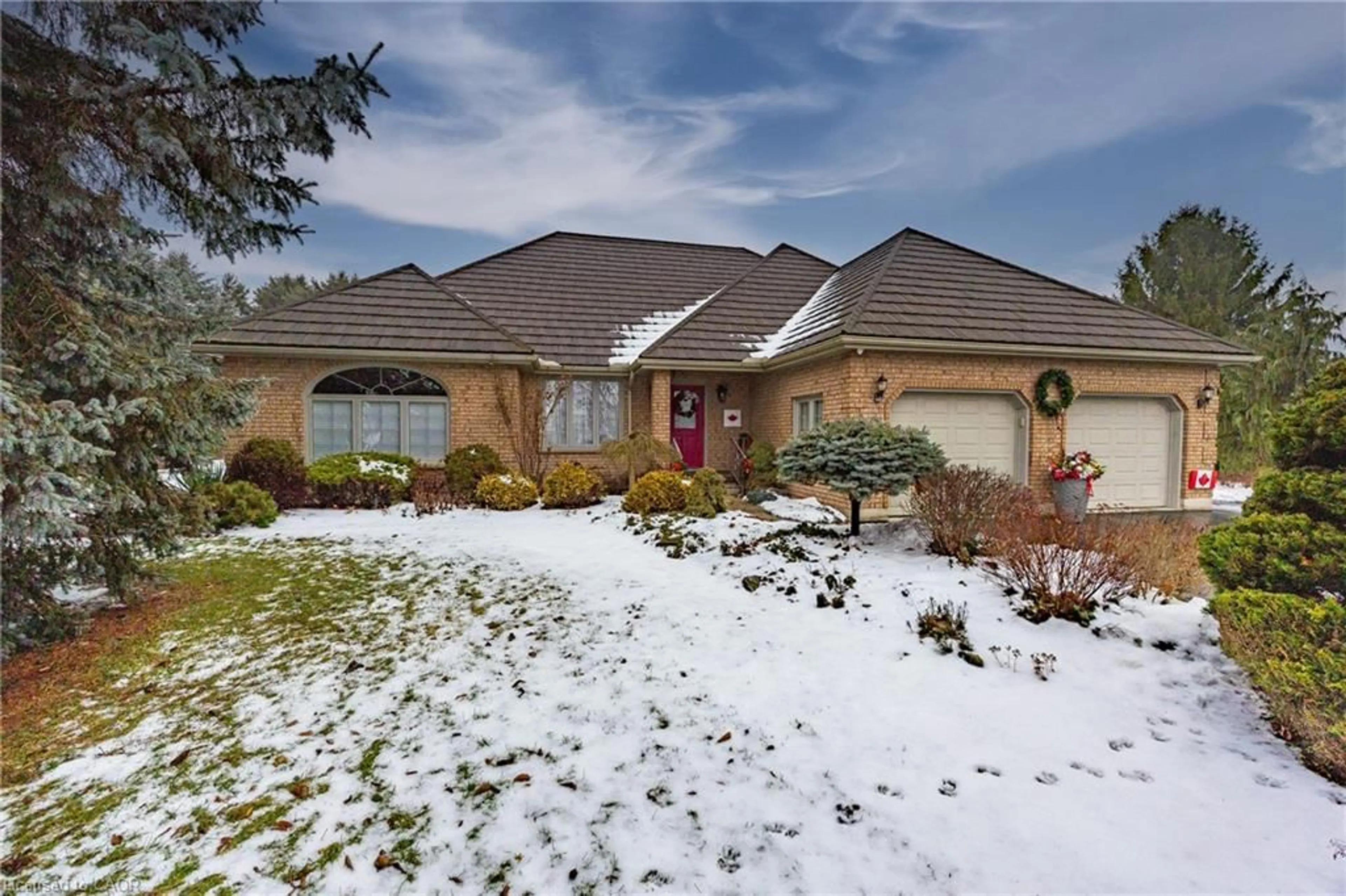 Home with brick exterior material, street for 1545 Highway 3, Delhi Ontario N4B 2W6