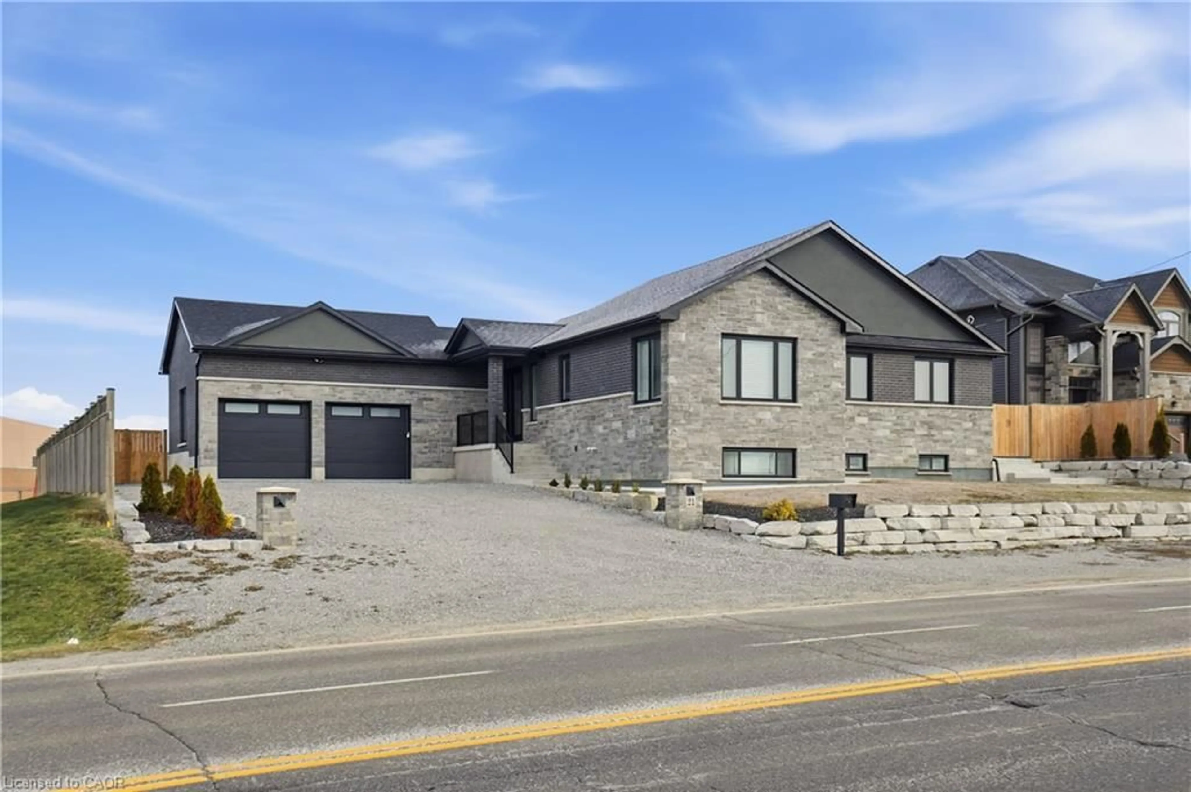 Home with brick exterior material, street for 21 Haldimand 66 Rd, Haldimand County Ontario N3W 1N7