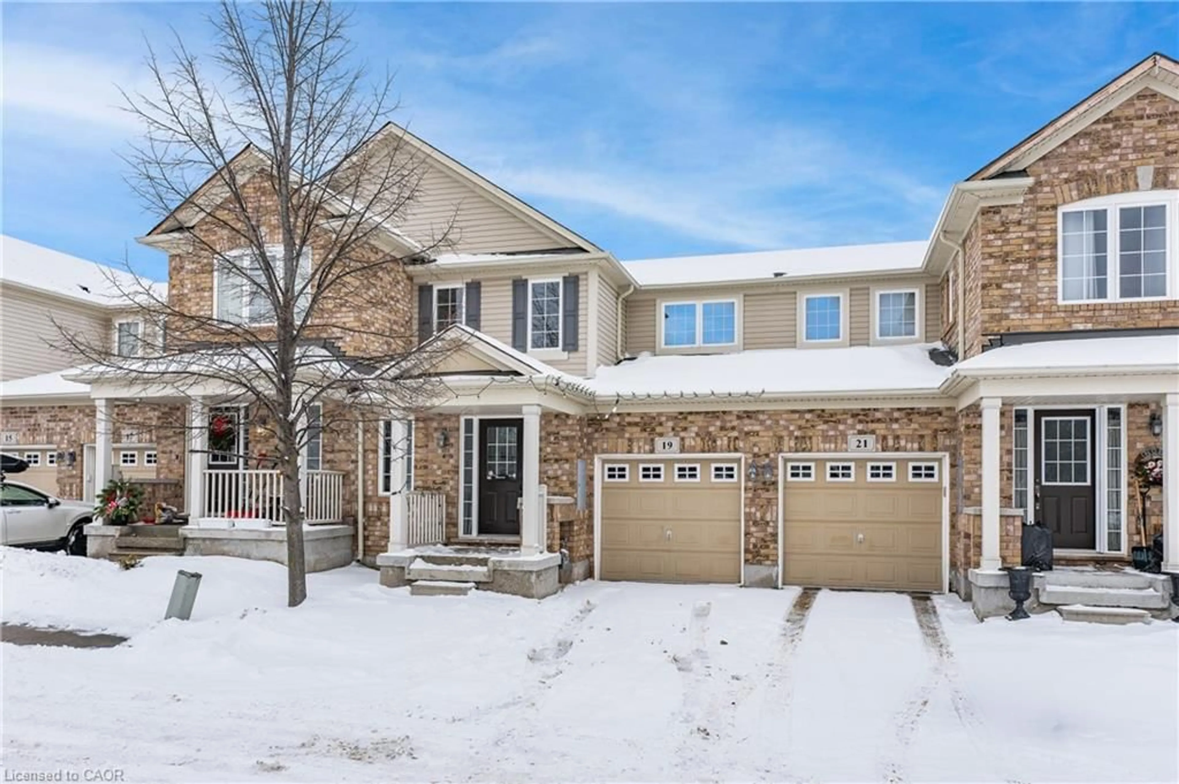 Home with brick exterior material, street for 19 Blackbird Cir, Cambridge Ontario N3C 0A9