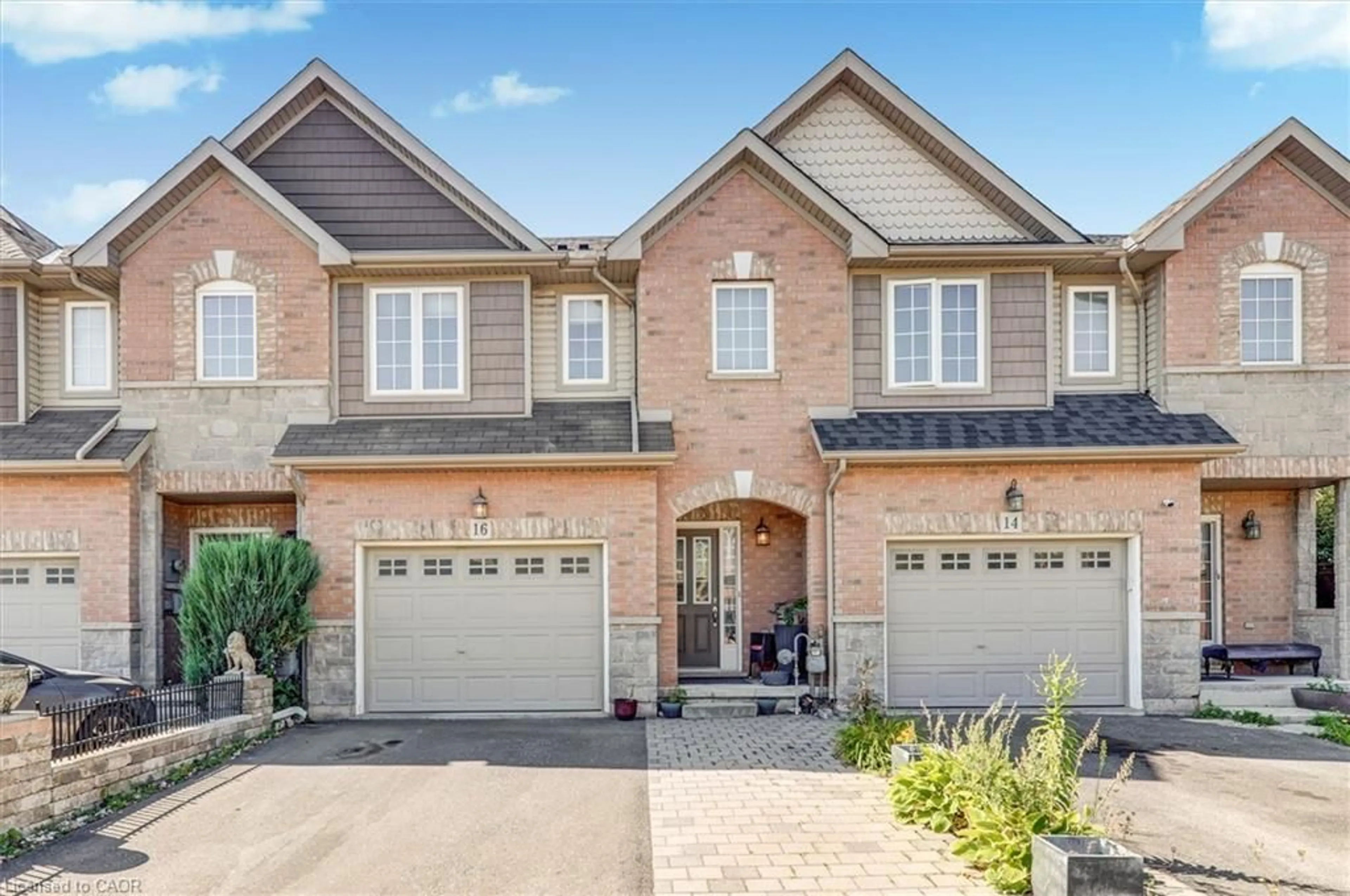 Home with brick exterior material, street for 16 Palacebeach Trail, Stoney Creek Ontario L8E 0B9