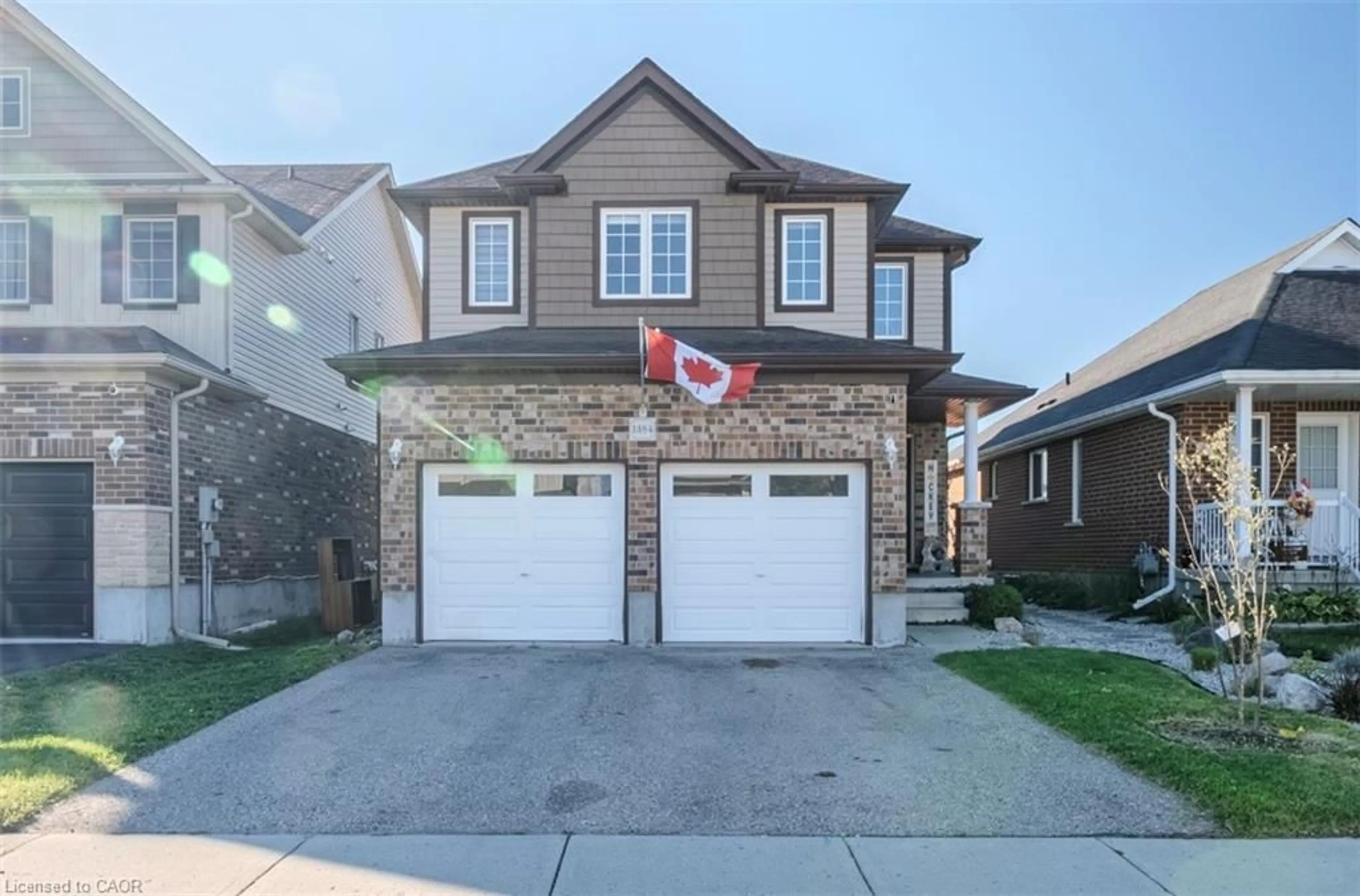 Home with brick exterior material, street for 1384 Caen Ave, Woodstock Ontario N4T 0J3