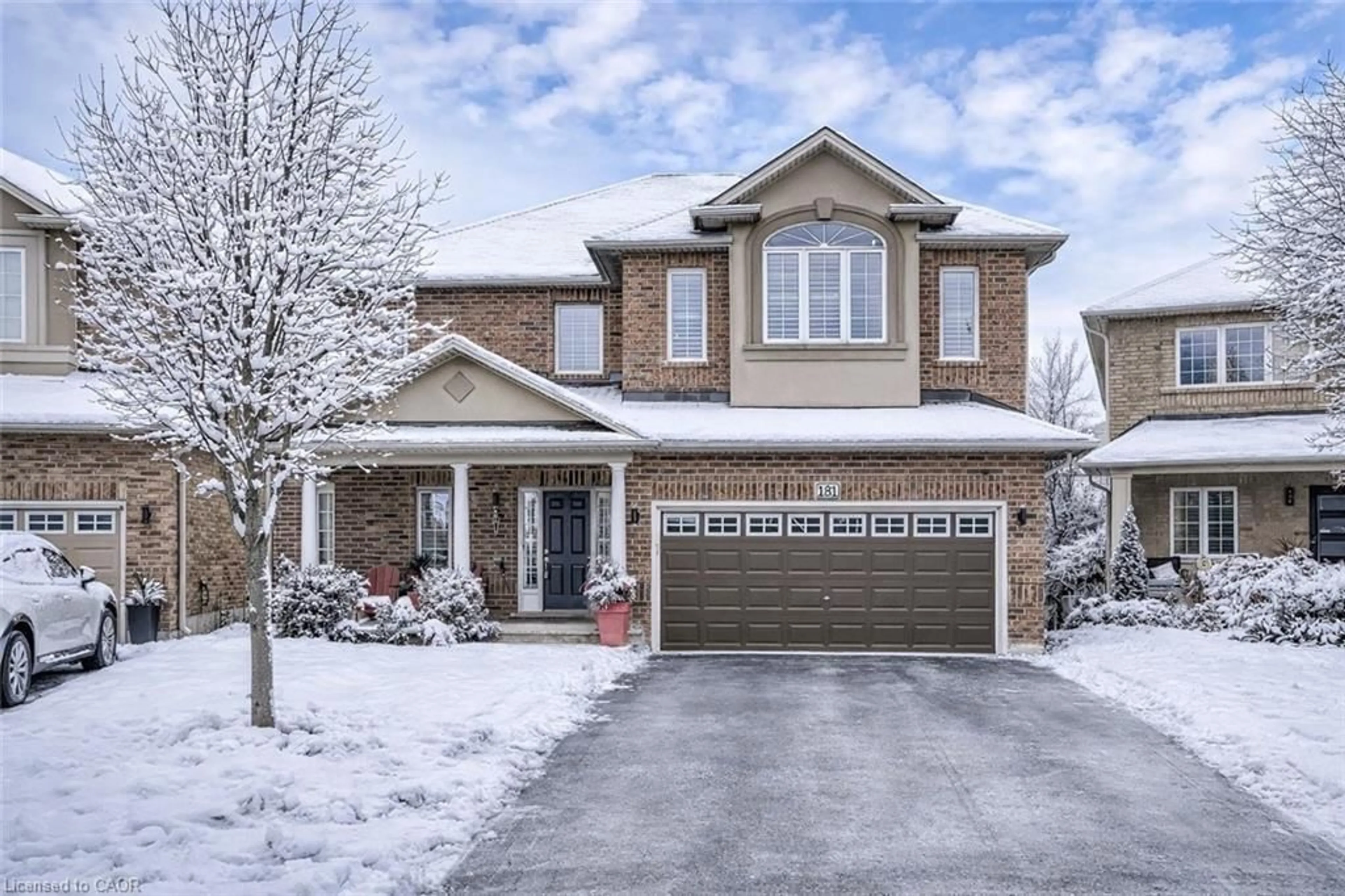 Home with brick exterior material, street for 181 Springview Dr, Waterdown Ontario L8B 0V9