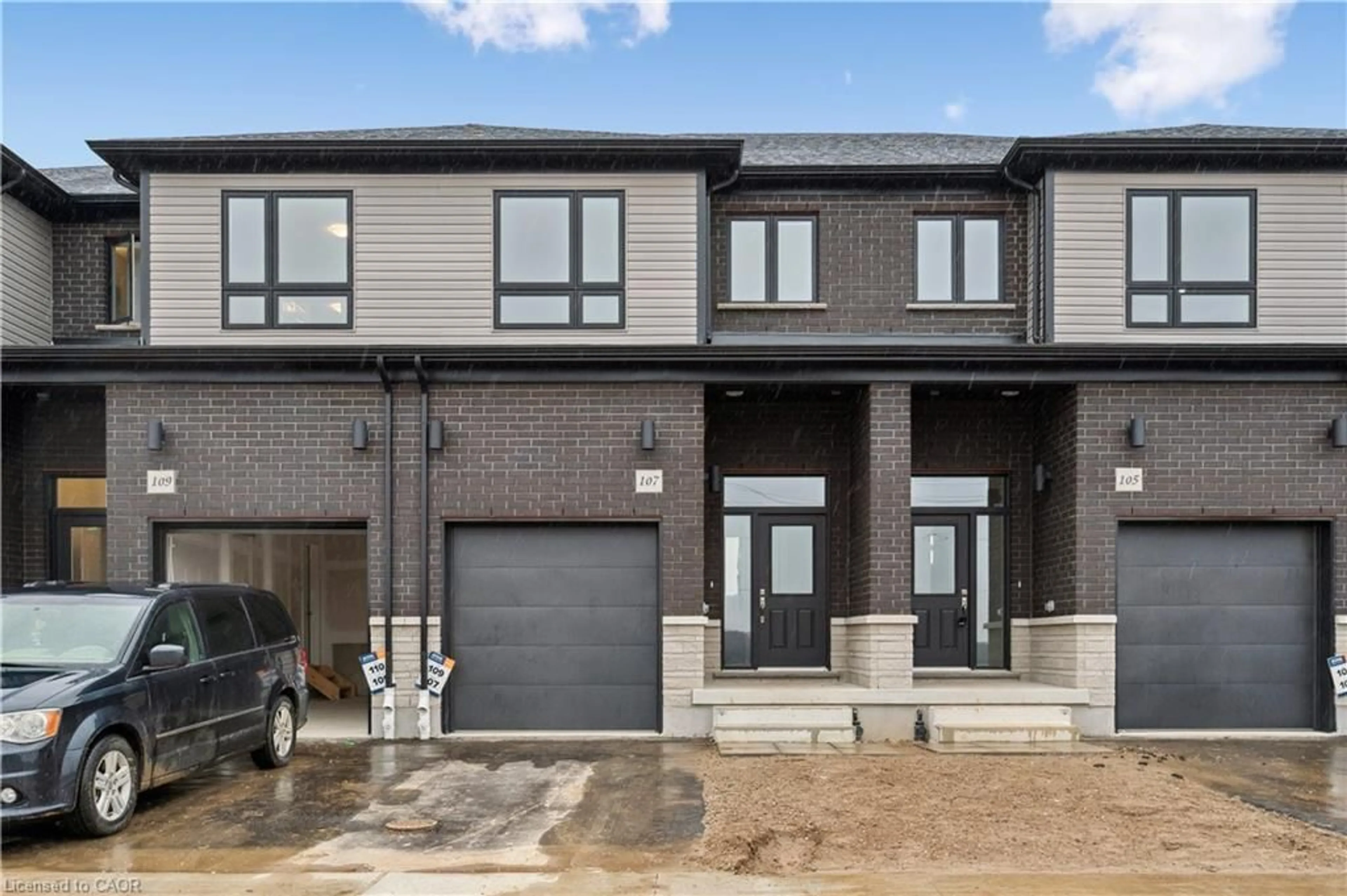 Home with brick exterior material, street for 107 Winter Wren Cres, Kitchener Ontario N2P 0K7