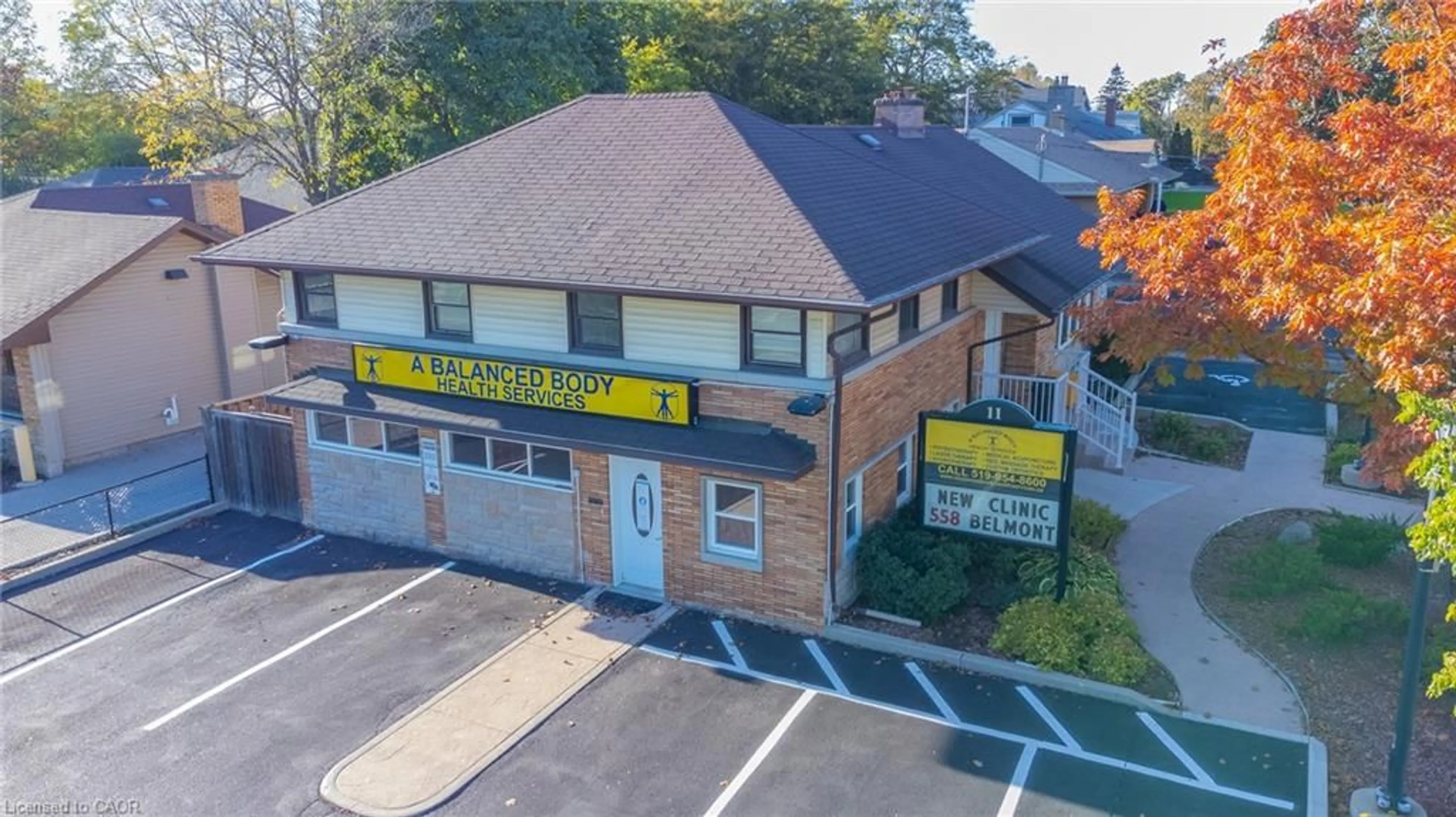 A pic from outside/outdoor area/front of a property/back of a property/a pic from drone, building for 11 Belmont Ave, Kitchener Ontario N2M 1L2