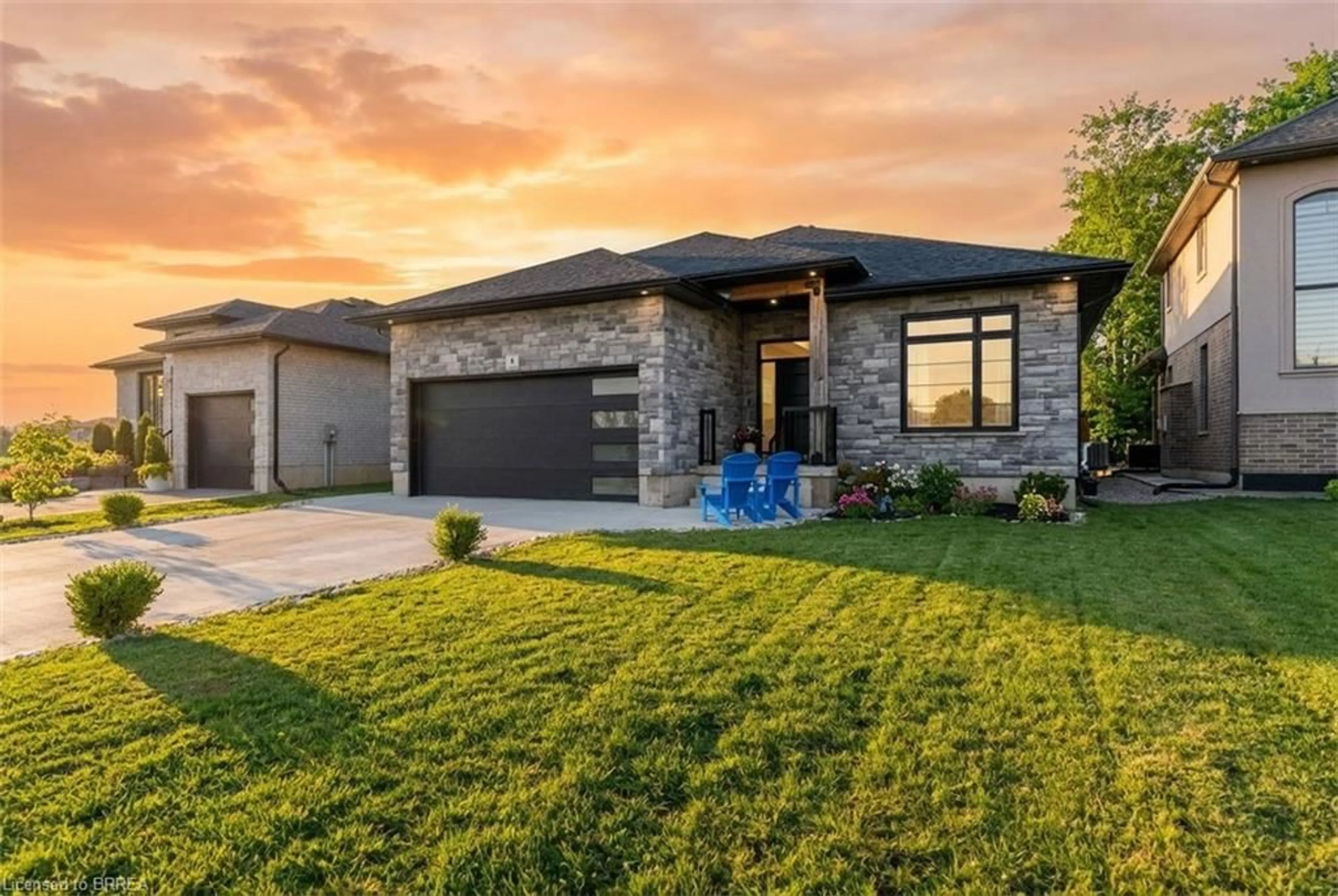 Home with brick exterior material, street for 6 Windywood Lane, Norwich Ontario N0J 1P0