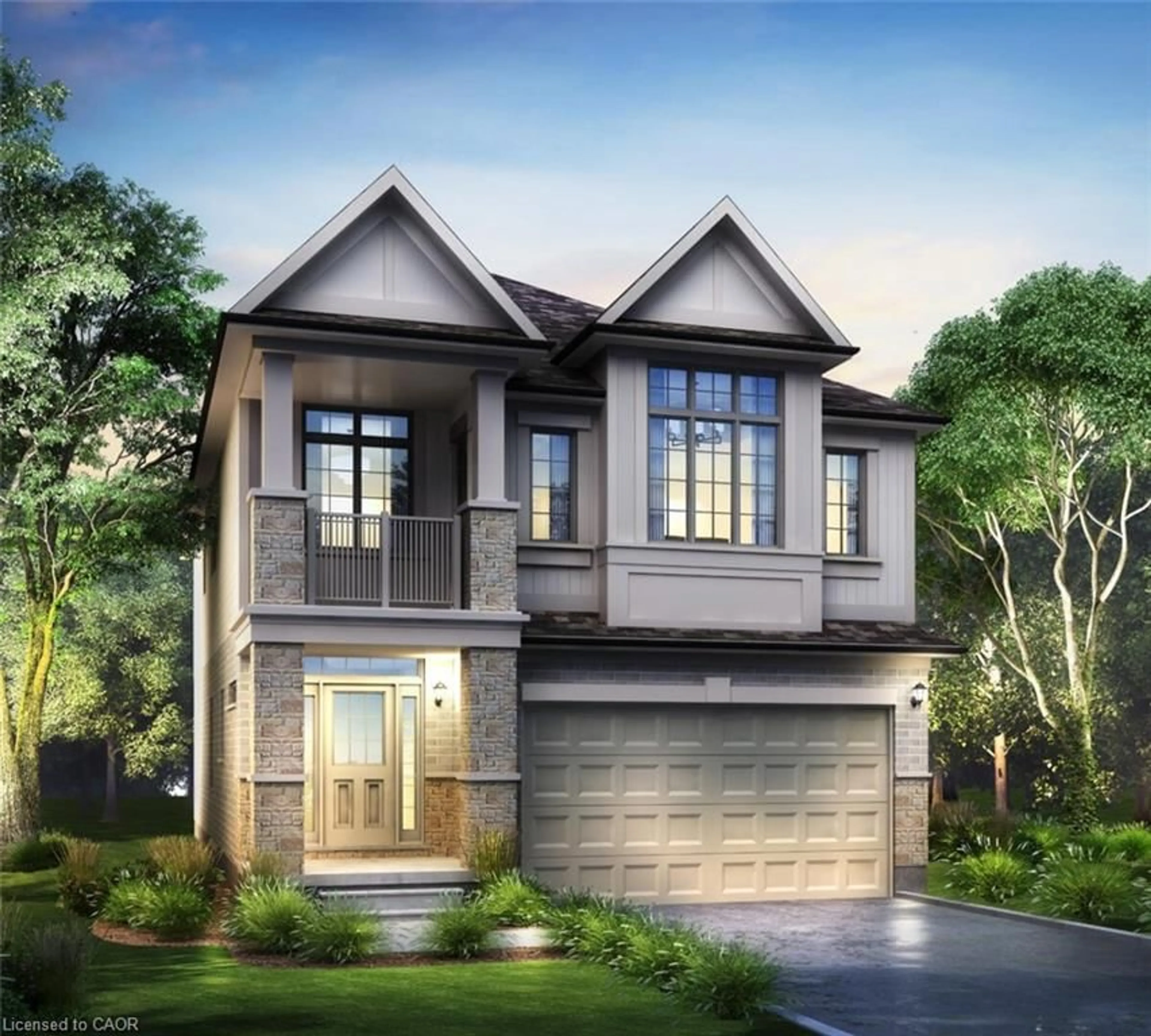 Home with brick exterior material, street for 688 Autumn Willow Dr, Waterloo Ontario N2V 0H8