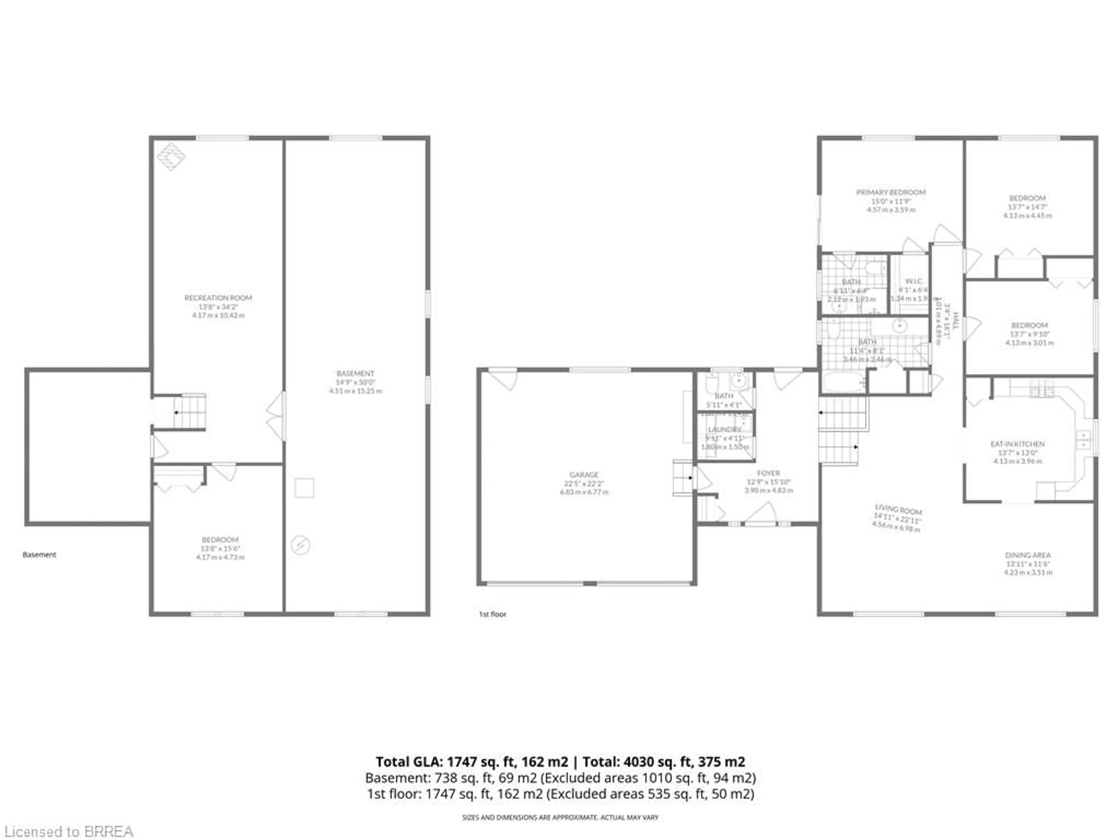Floor plan for 73 Cedar St, Paris Ontario N3L 0A1
