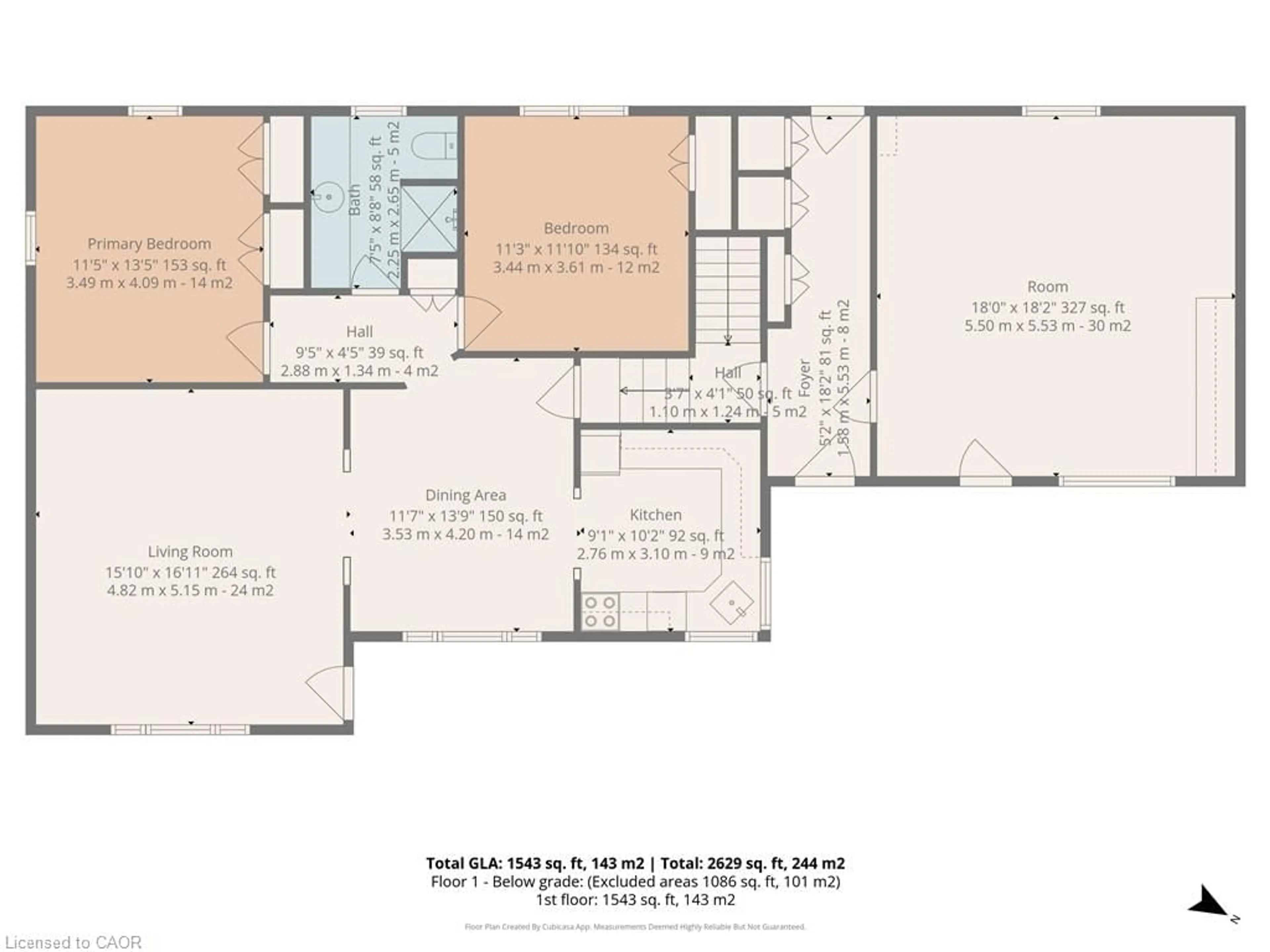 Floor plan for 20 Big Creek Dr, Delhi Ontario N4B 2N7