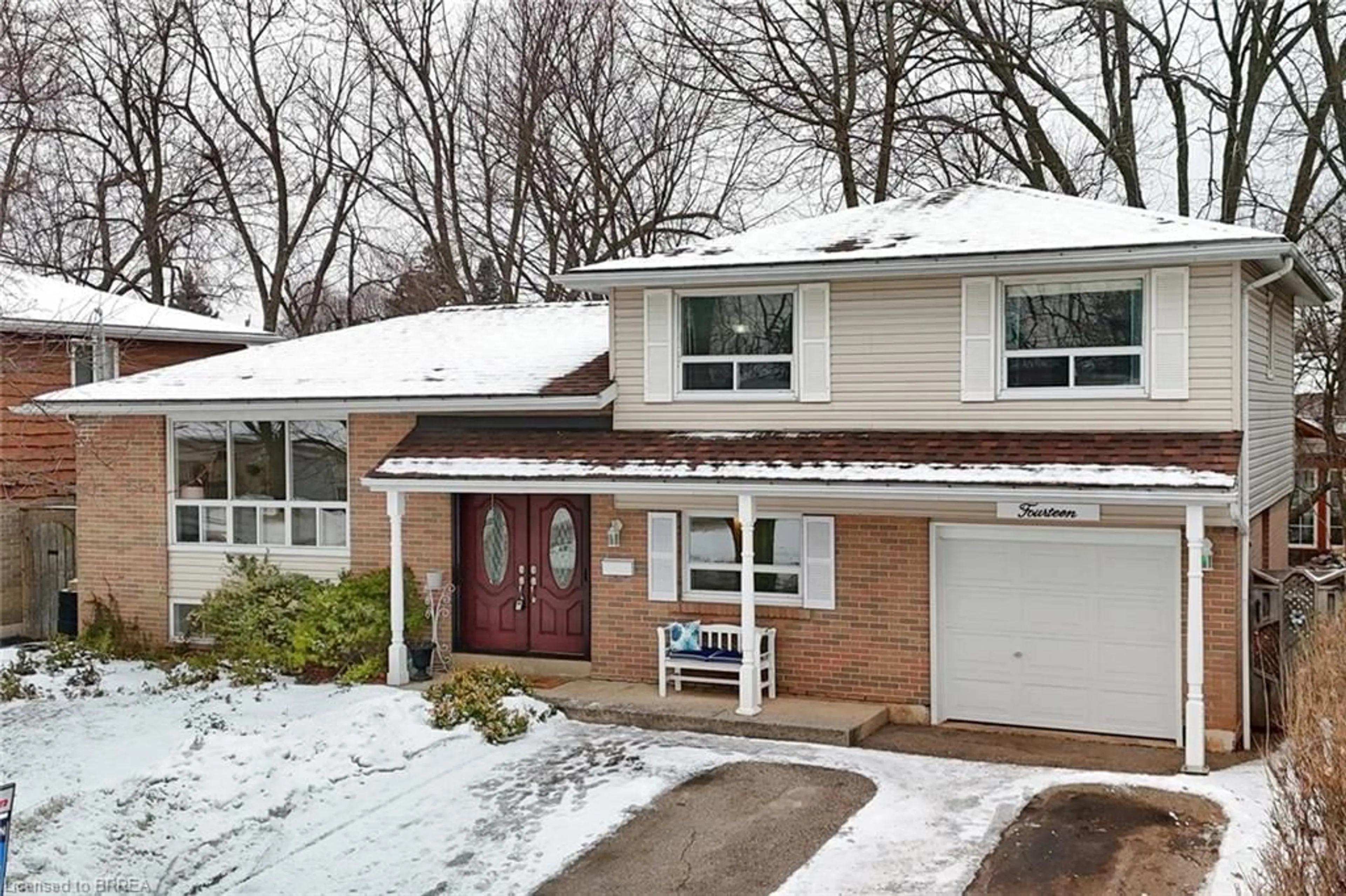 Home with brick exterior material, street for 14 Moore Park Cres, Georgetown Ontario L7G 2T1