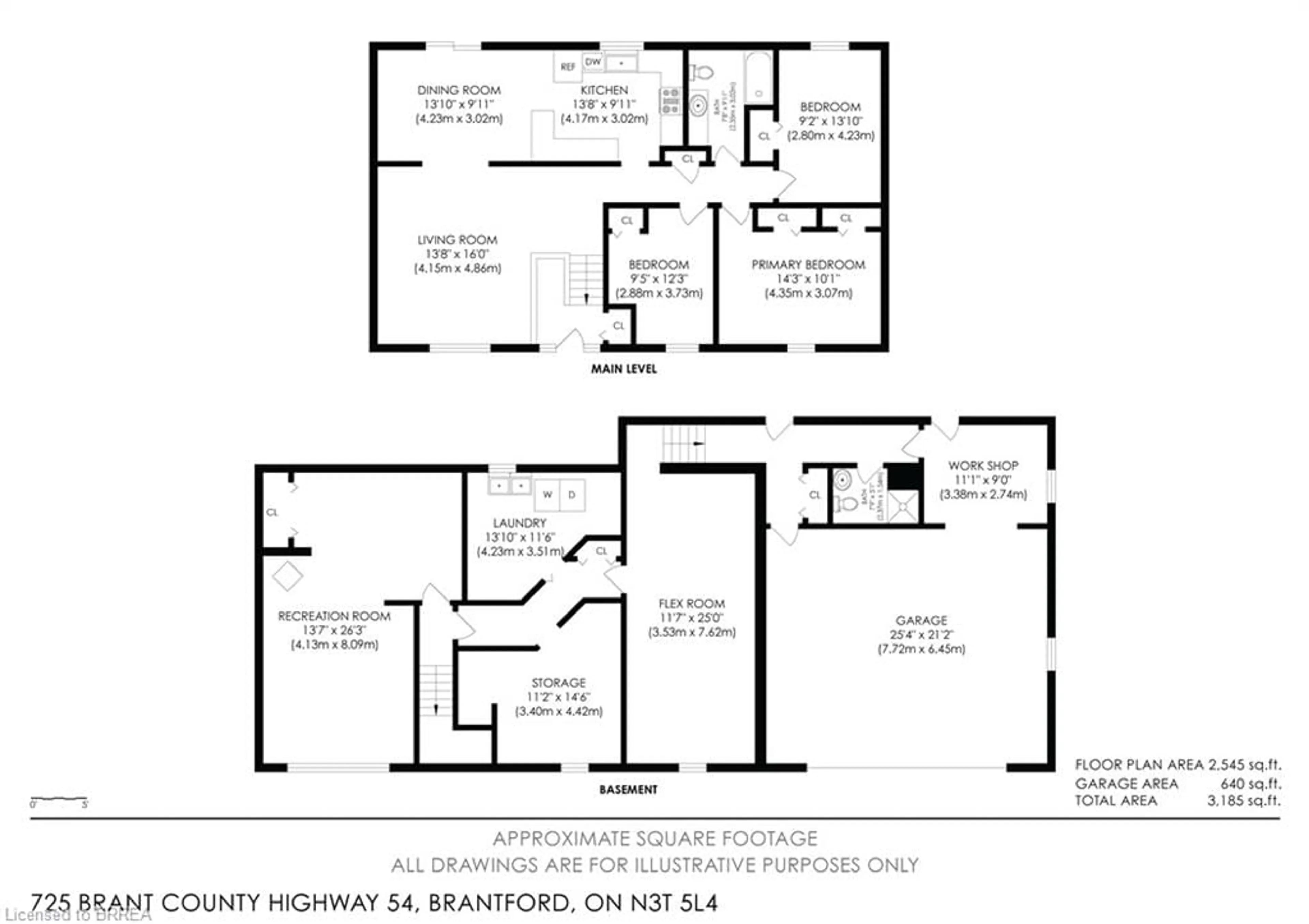 Floor plan for 725 Hwy 54, Brantford Ontario N3S 0G2