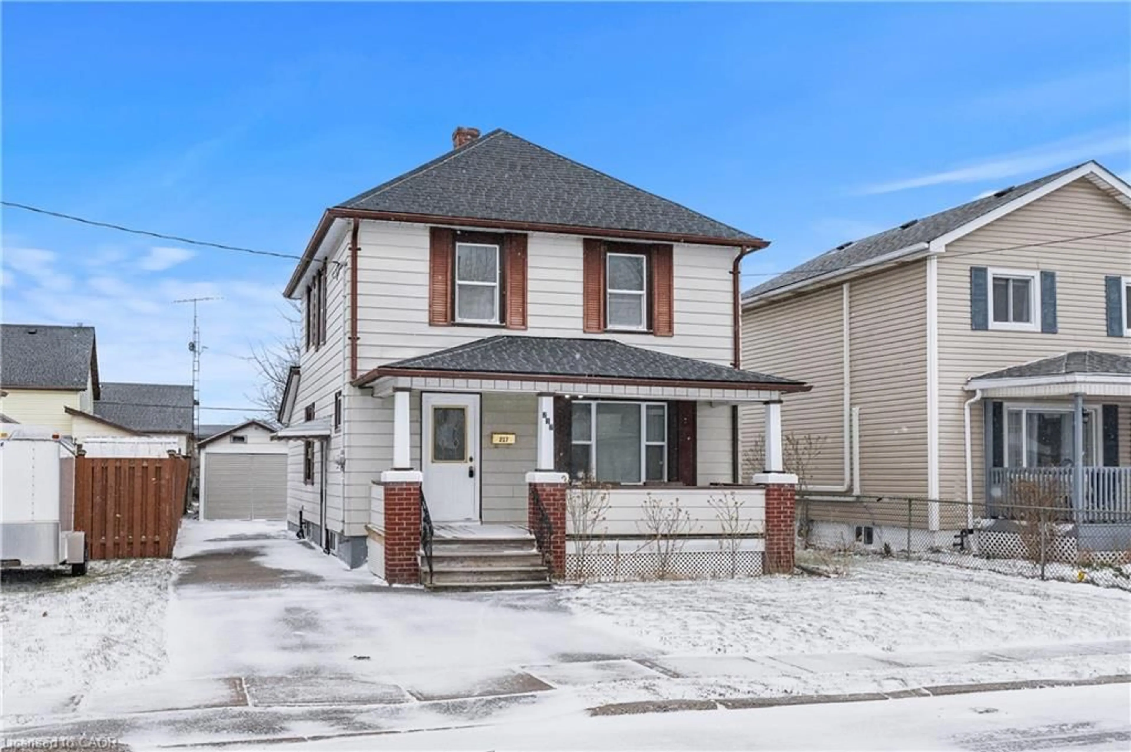 Home with brick exterior material, street for 217 Mitchell St, Port Colborne Ontario L3K 1Y4