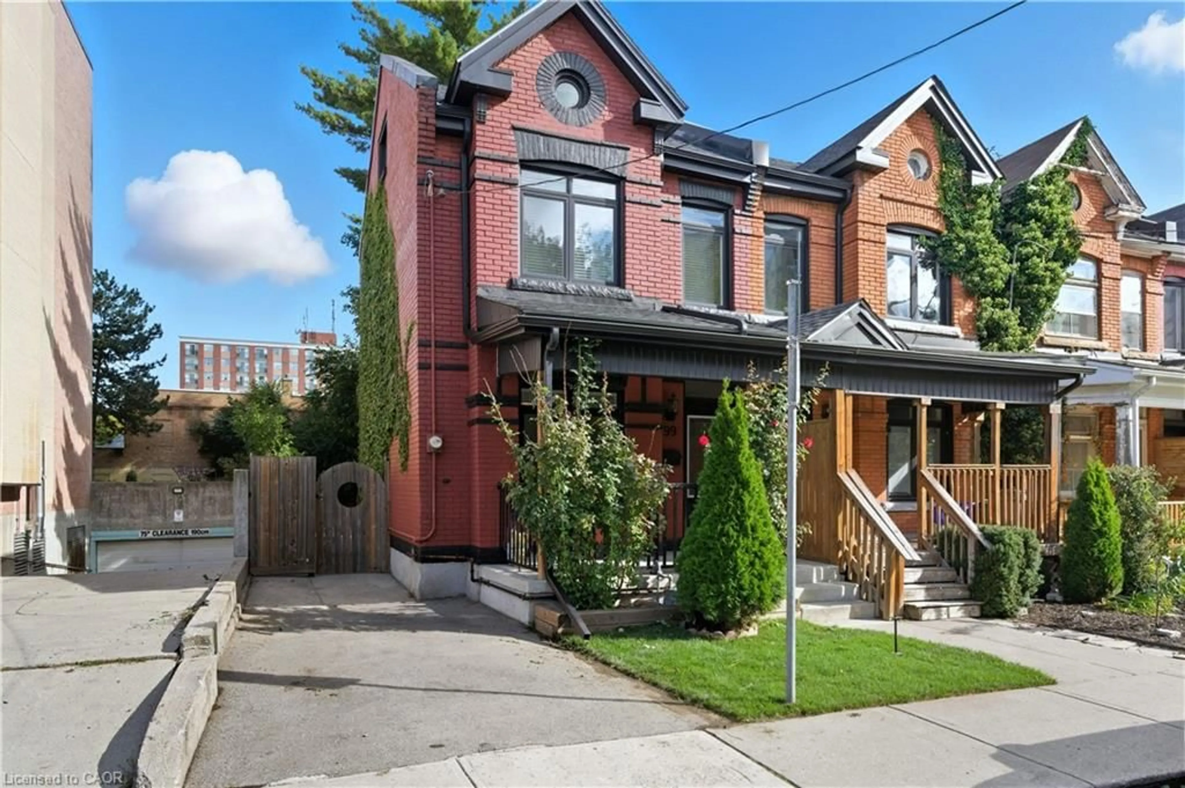 Home with brick exterior material, street for 199 Jackson St, Hamilton Ontario L8N 1L7