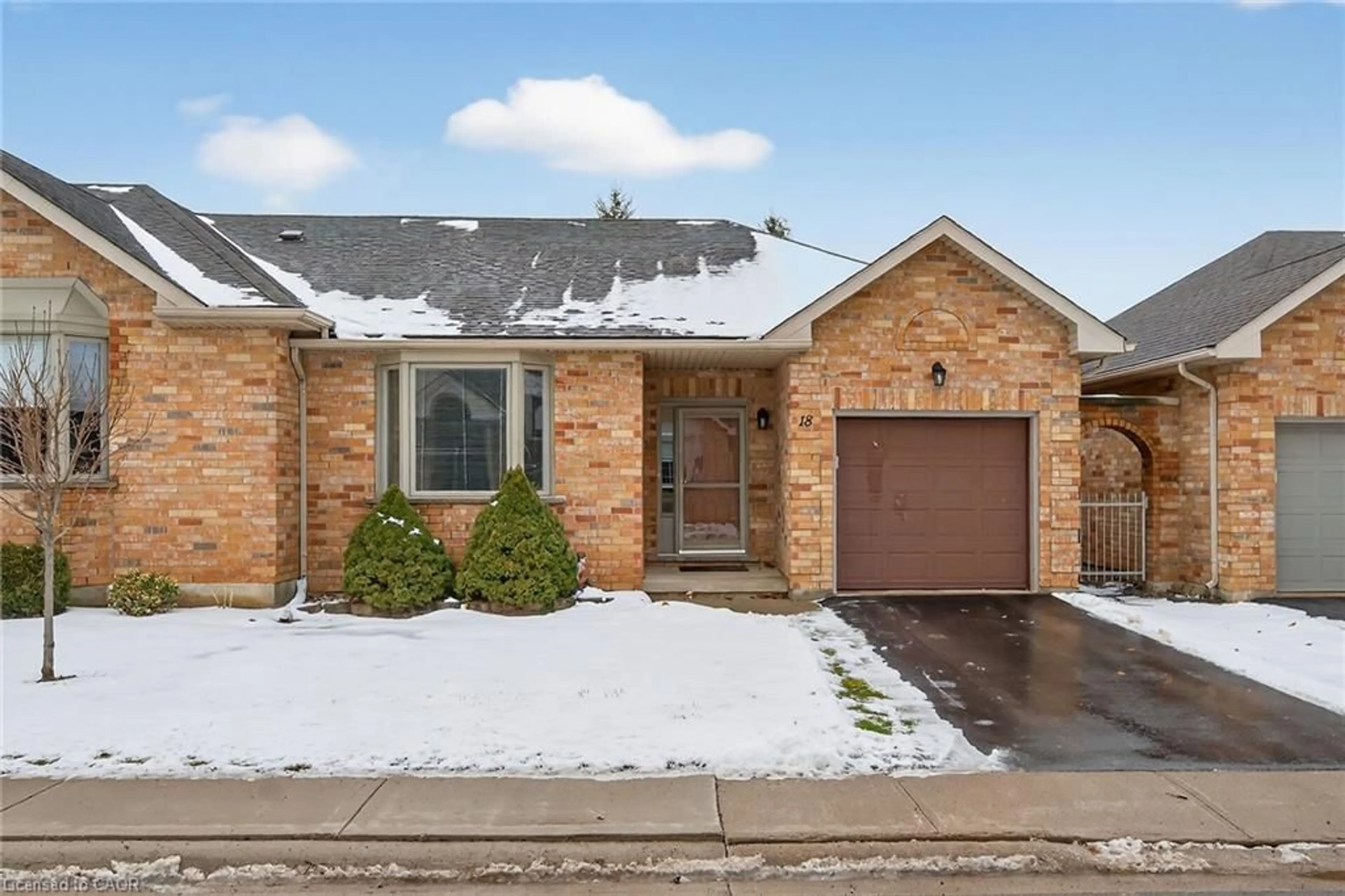 Home with brick exterior material, street for 18 Critzia Dr, Mount Hope Ontario L0R 1W0