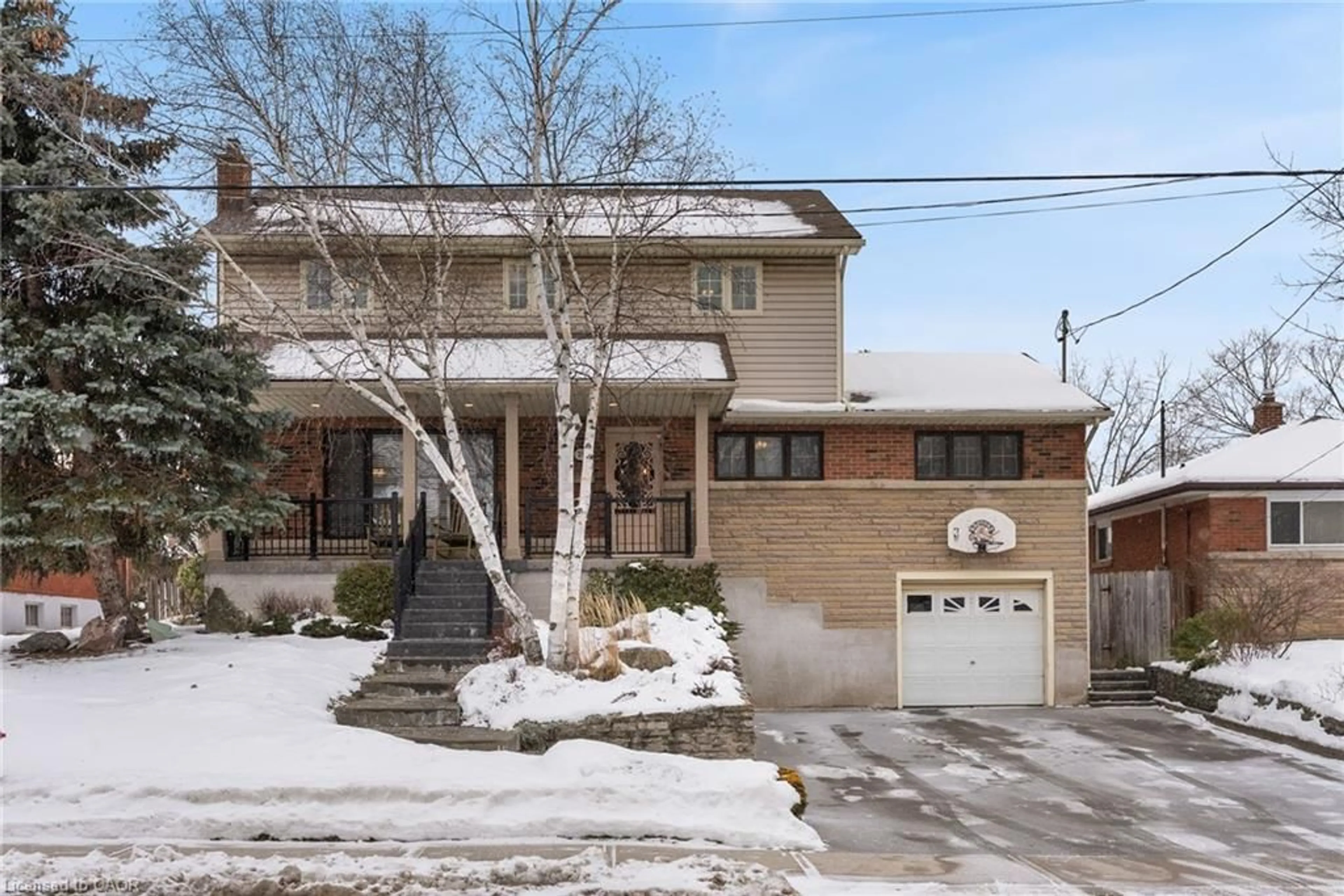 Home with brick exterior material, street for 25 Battlefield Dr, Stoney Creek Ontario L8G 1T8